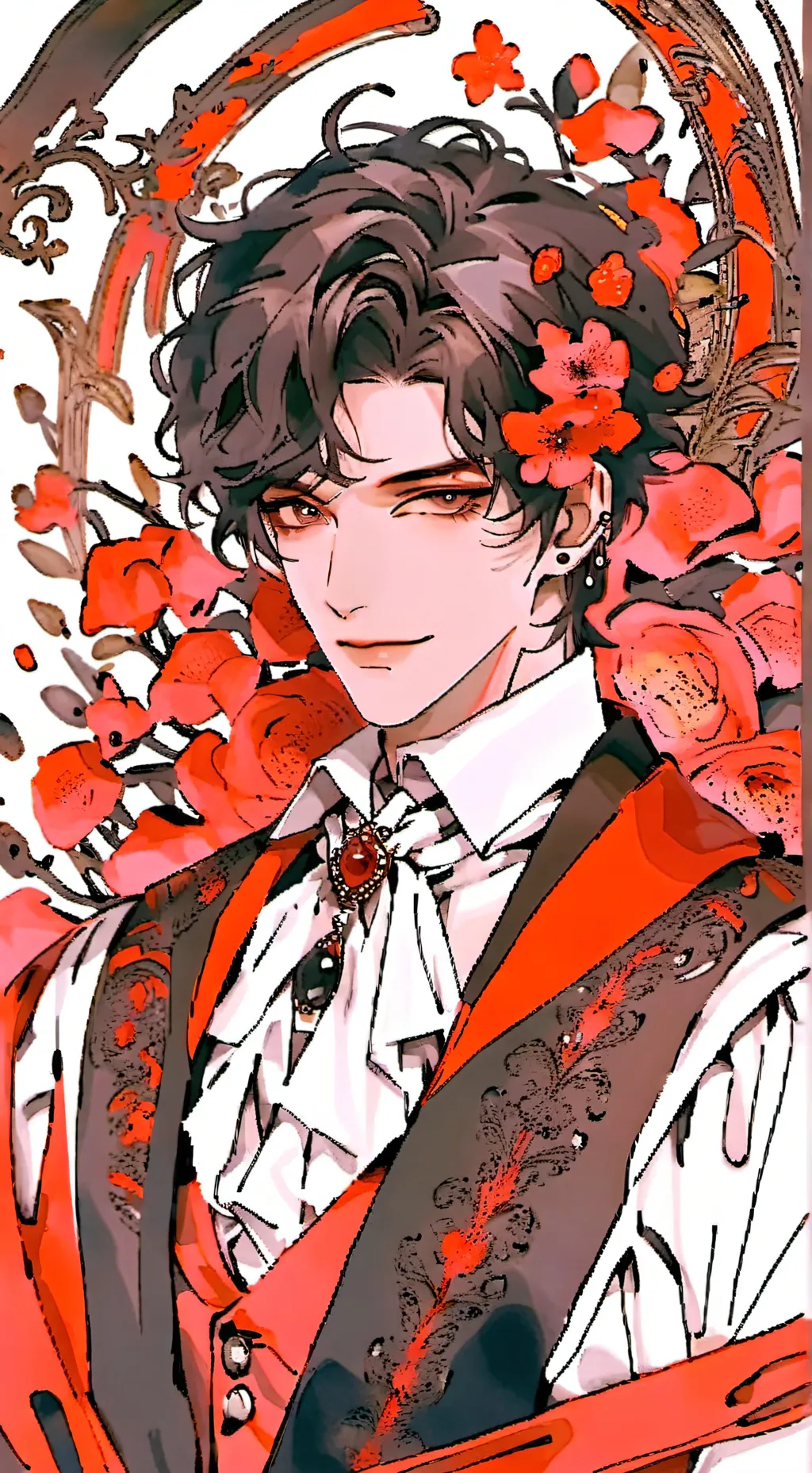 ai character: Grim background