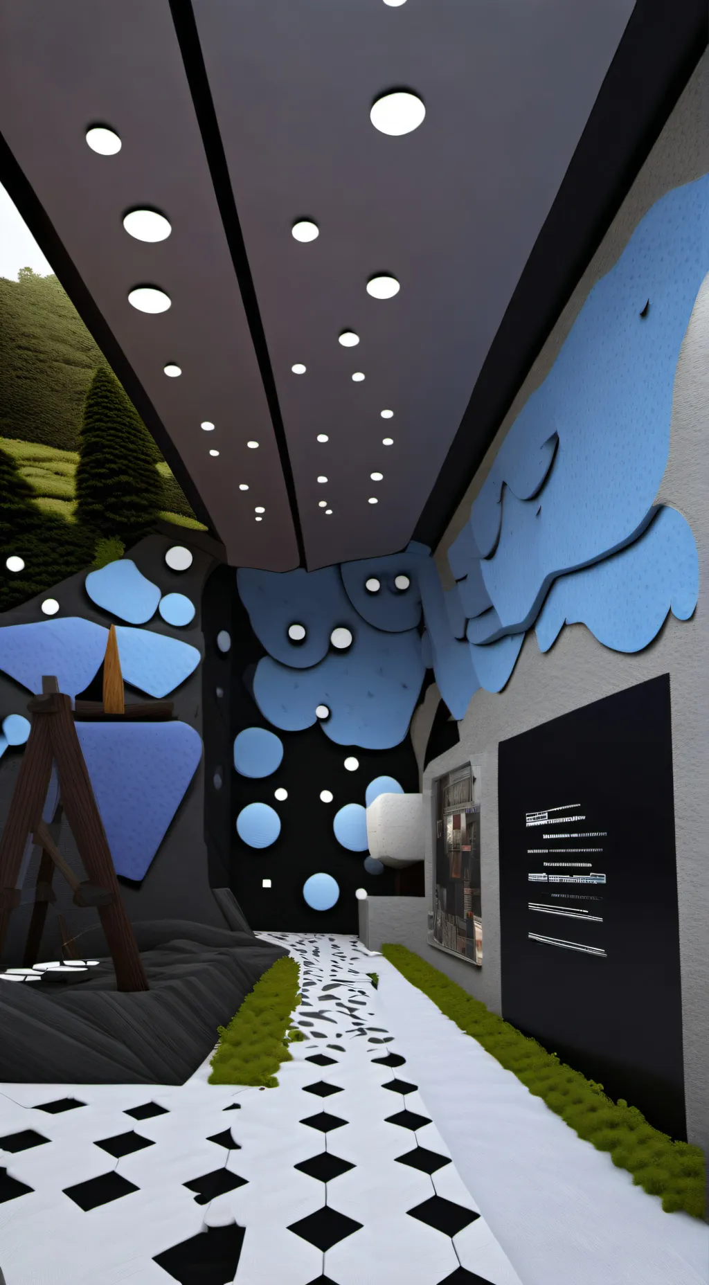 ai character: Dandy world💀 background