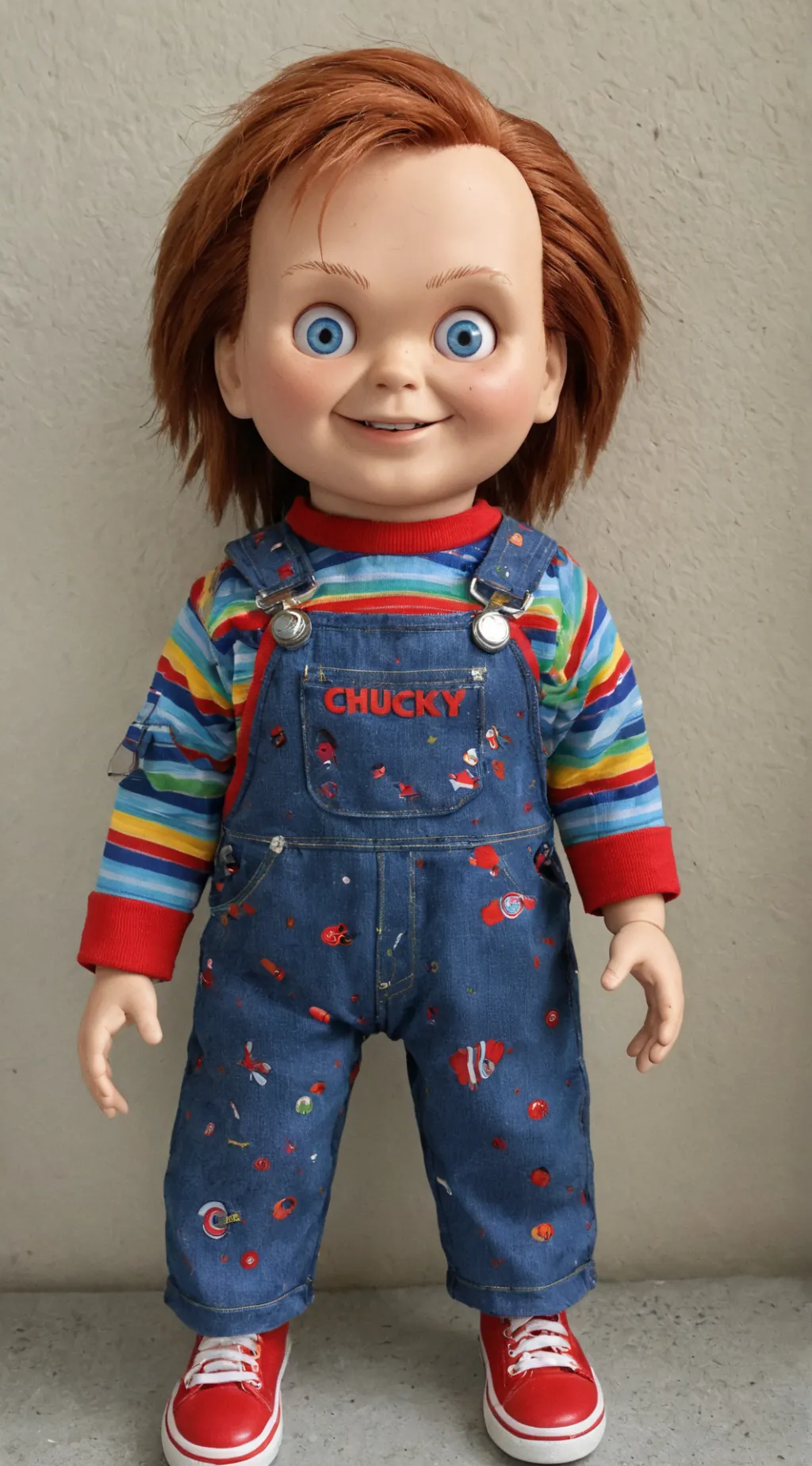 ai character: CHUCKY  background