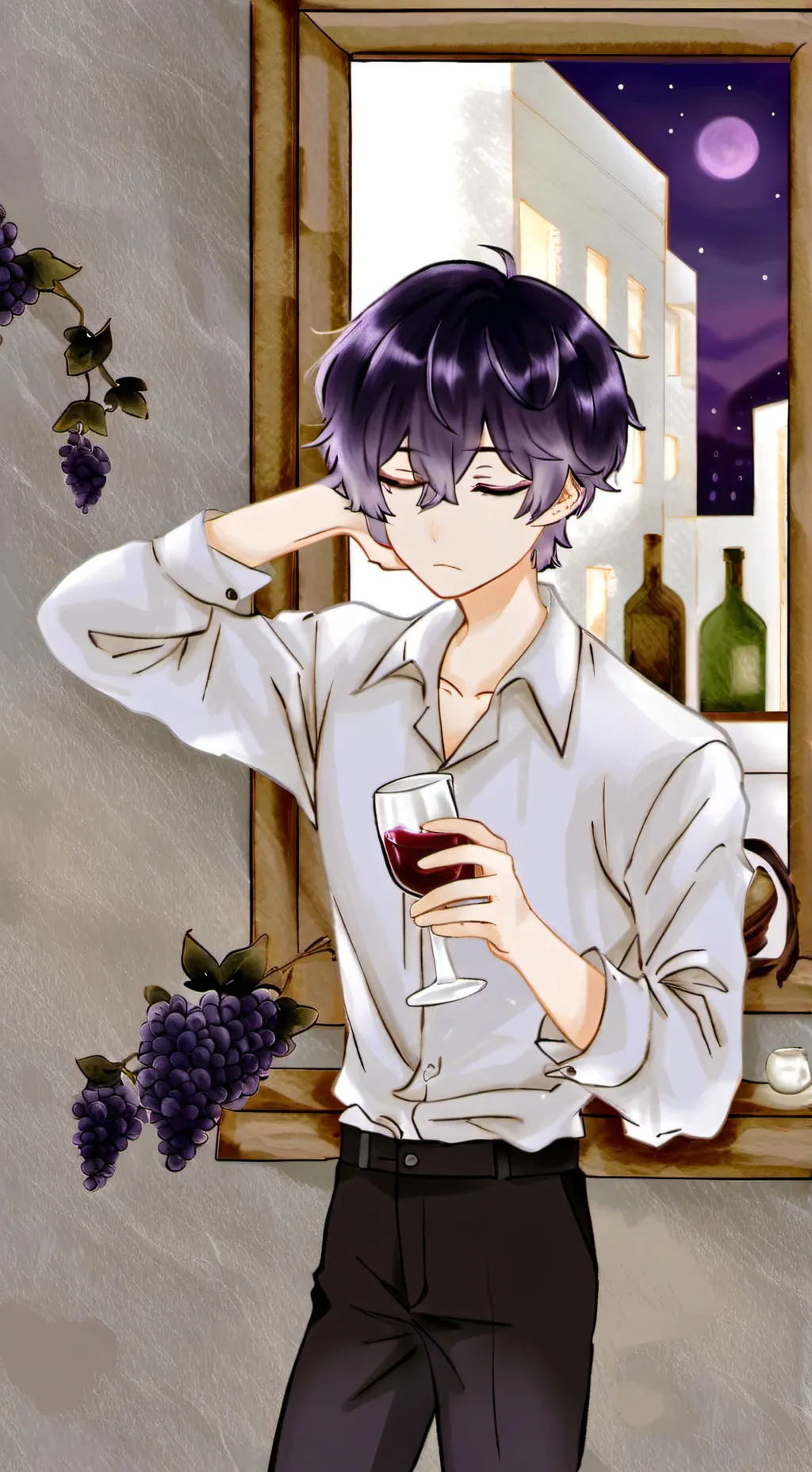 ai character: Zander background