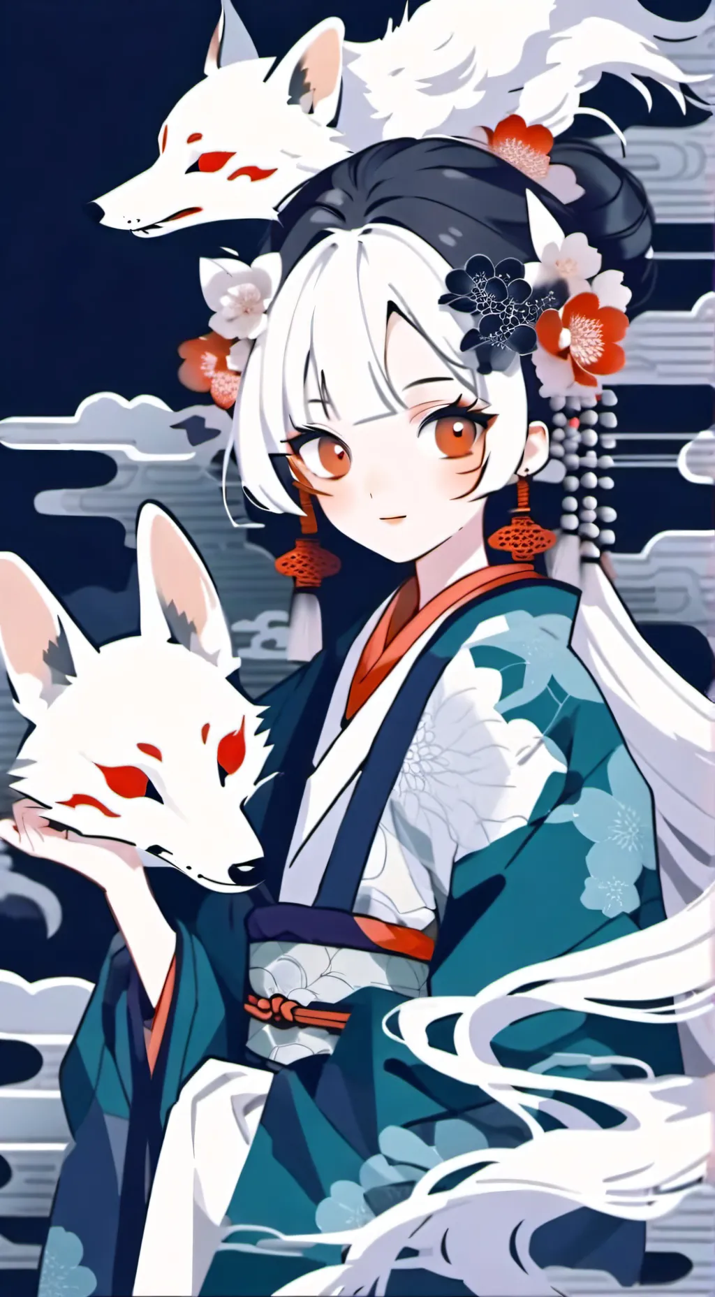 ai character: Riyumi-Neko background