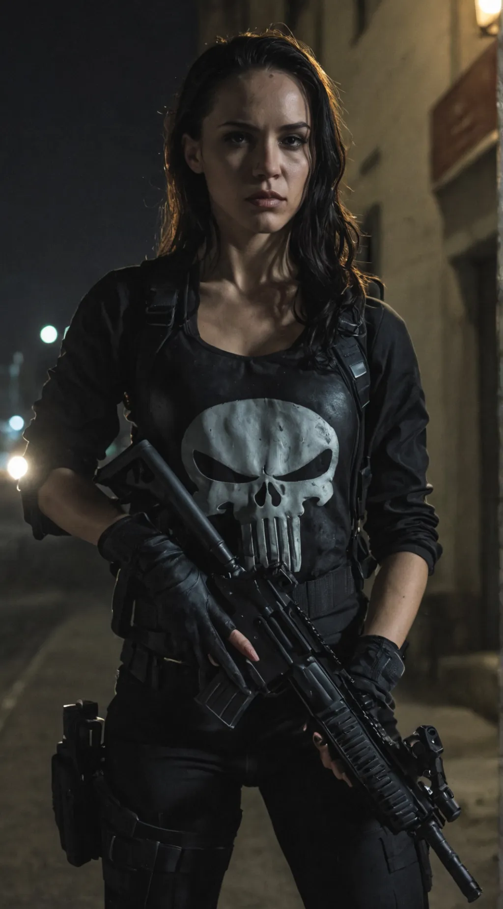 ai character: Lisa Castle background