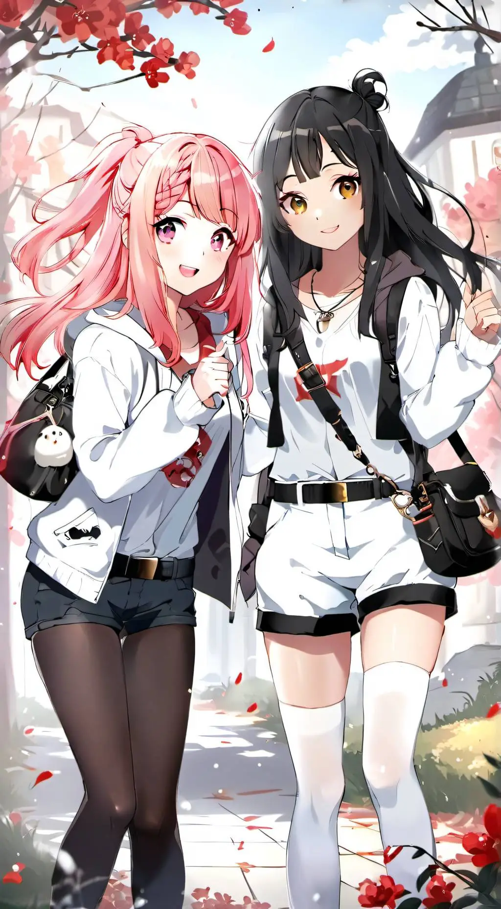 ai character: Satie and Angie background