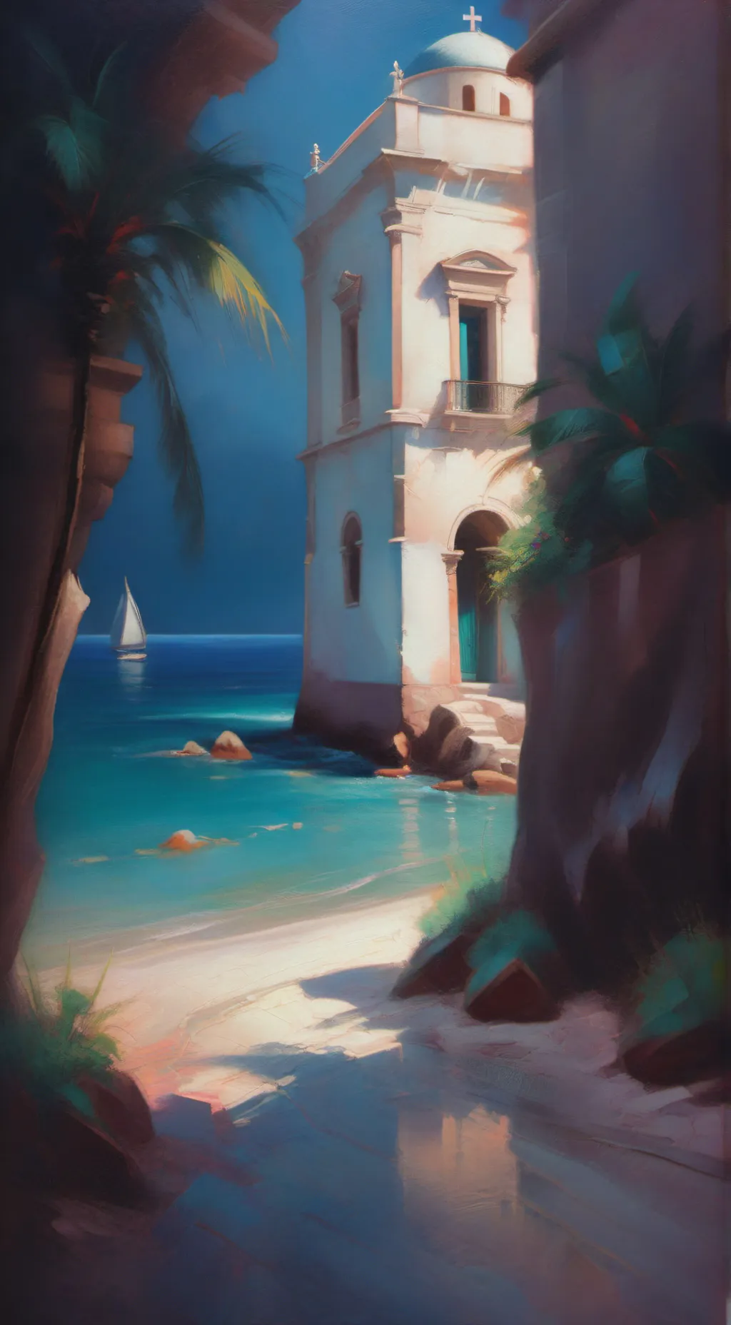 ai character: 🪸SUMMERATMHA🐬 background