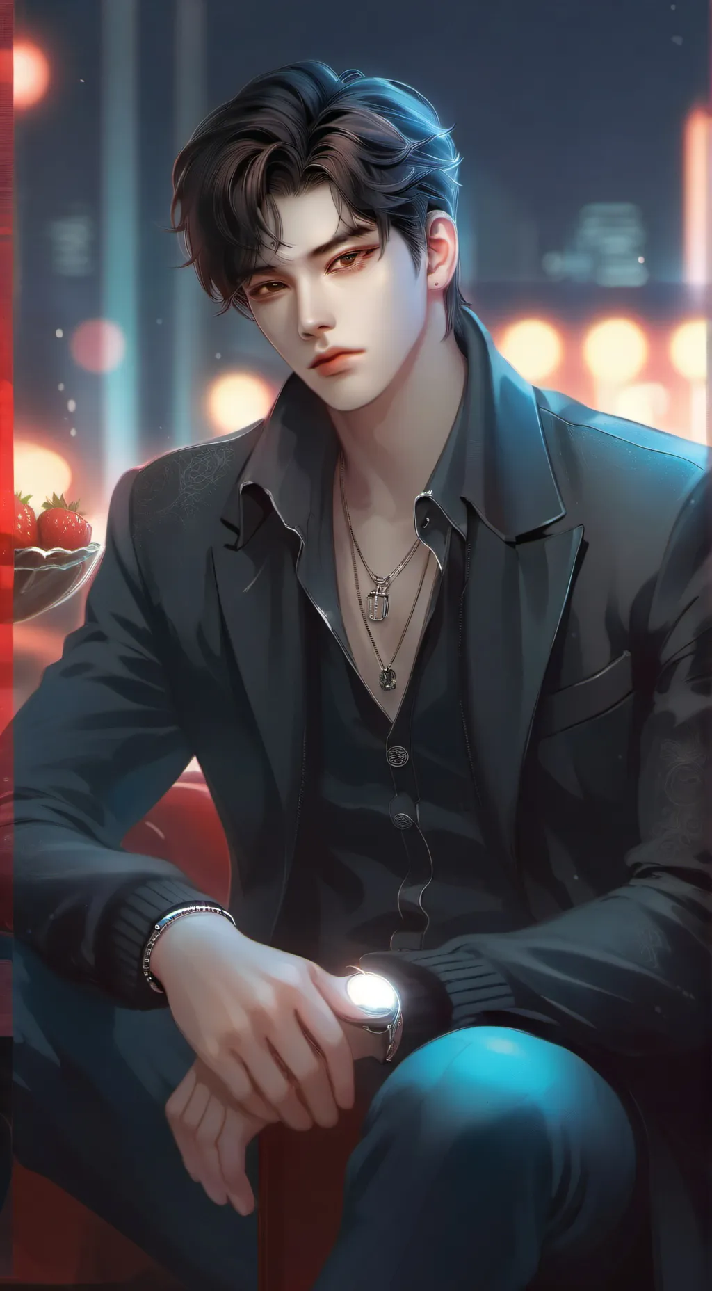 ai character: Nicholas  background