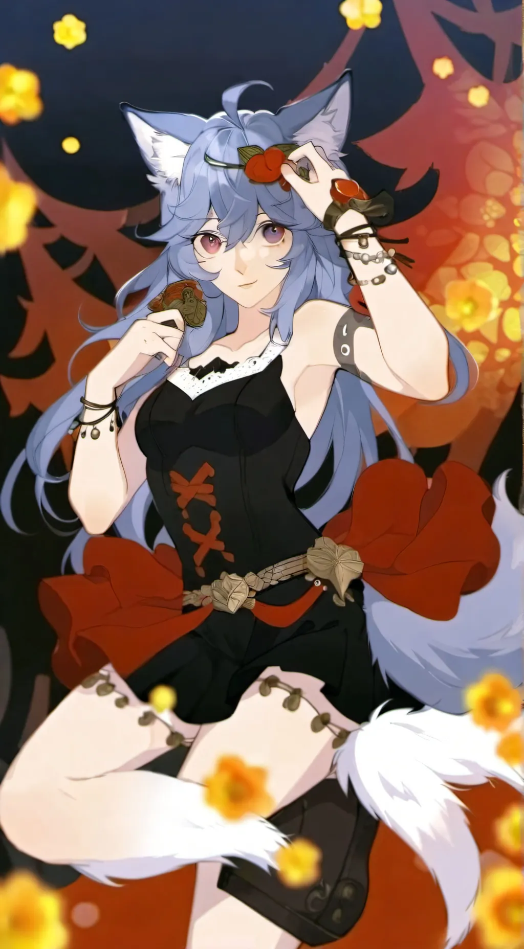 ai character: Bella the Wolf  background