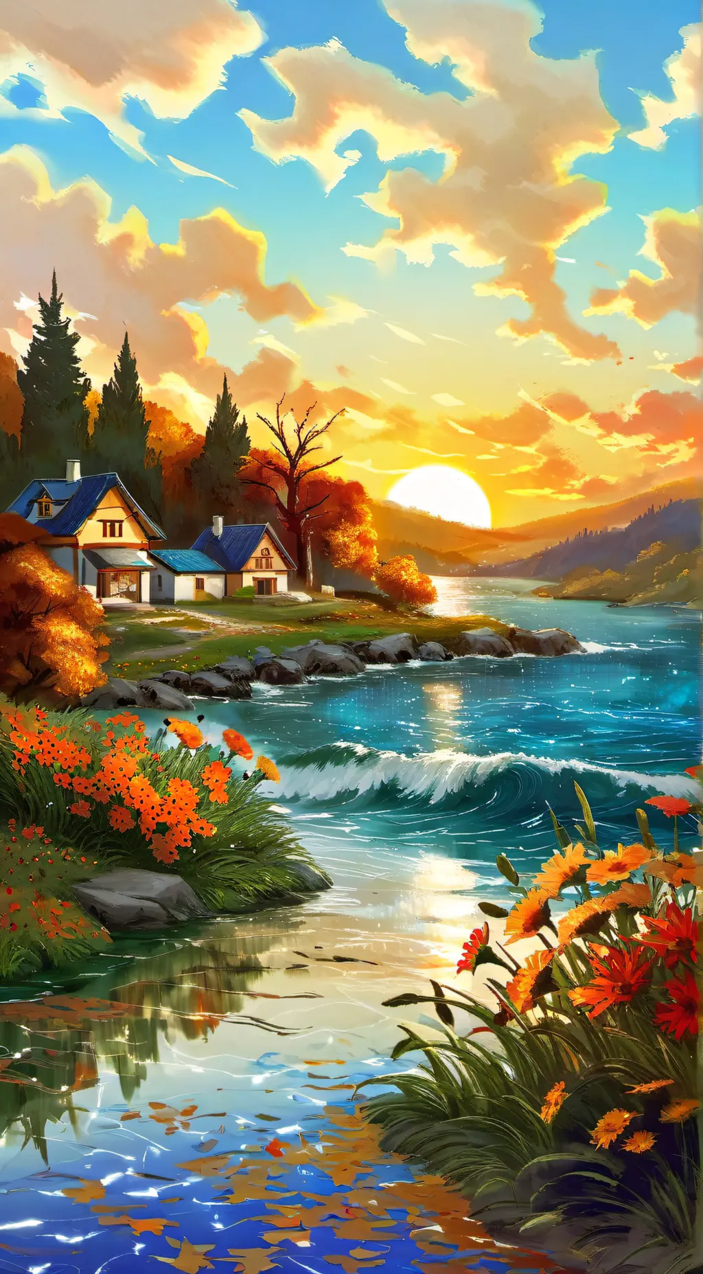 ai character: Chill with femboy background