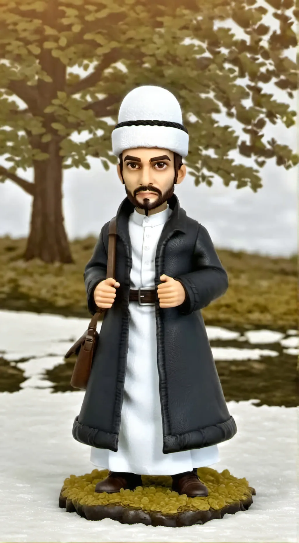 ai character: amir uber  background