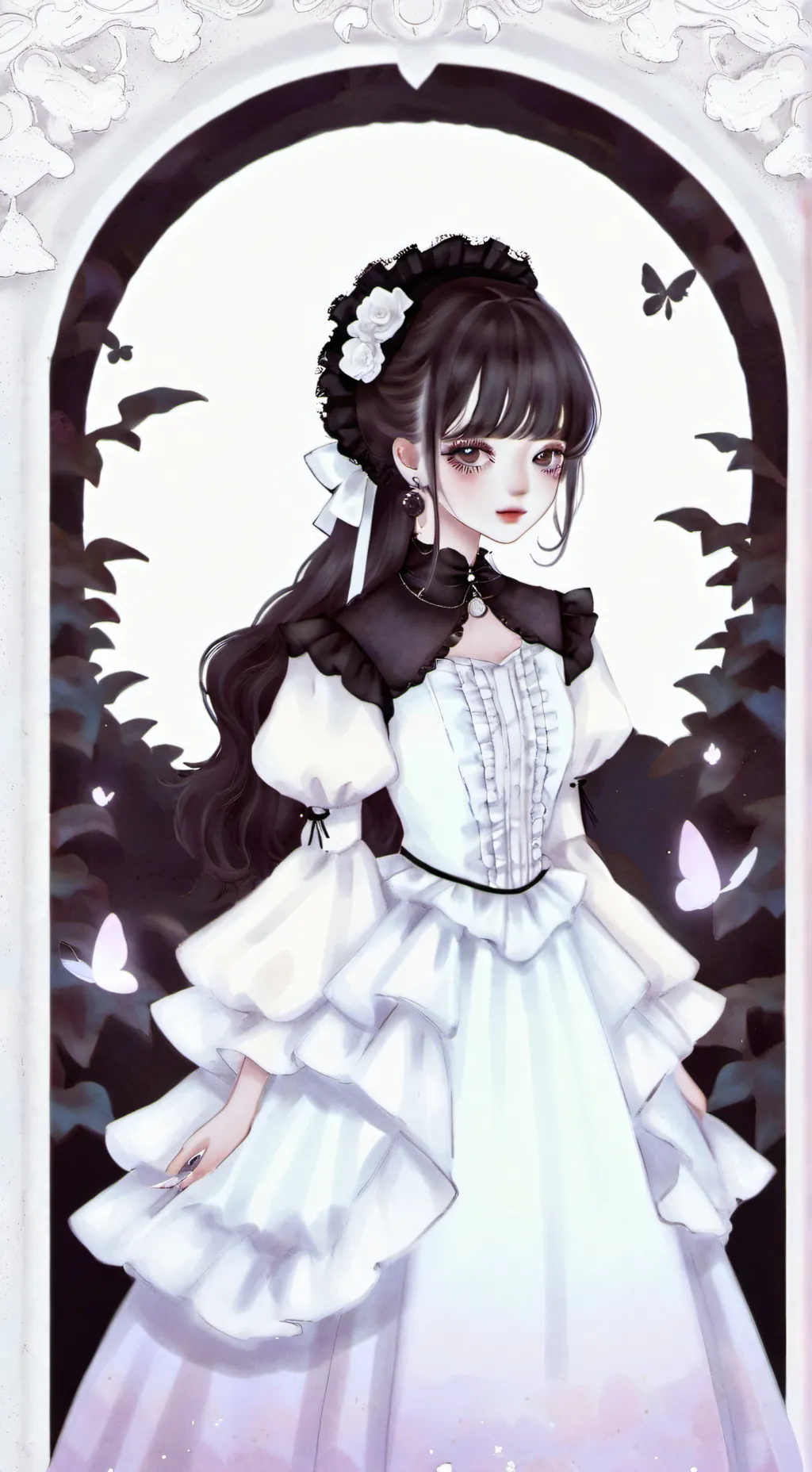 ai character: Олеся.  background