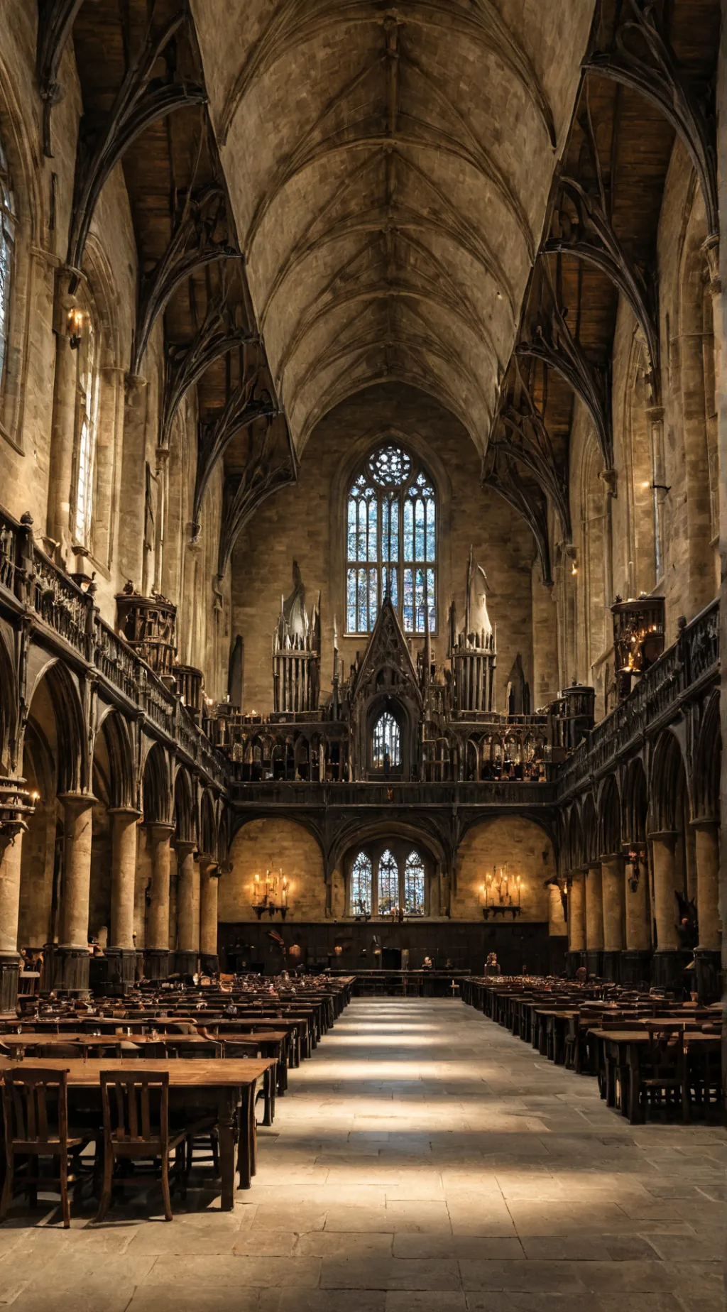 ai character: Hogwarts  background