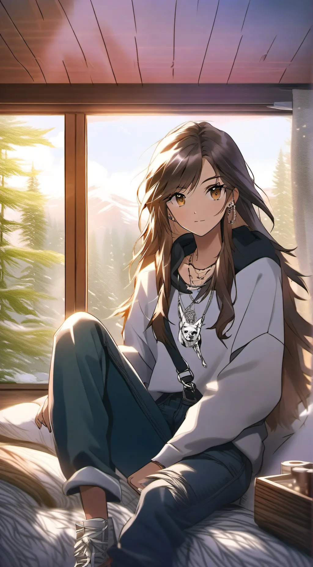 ai character: Lyla background