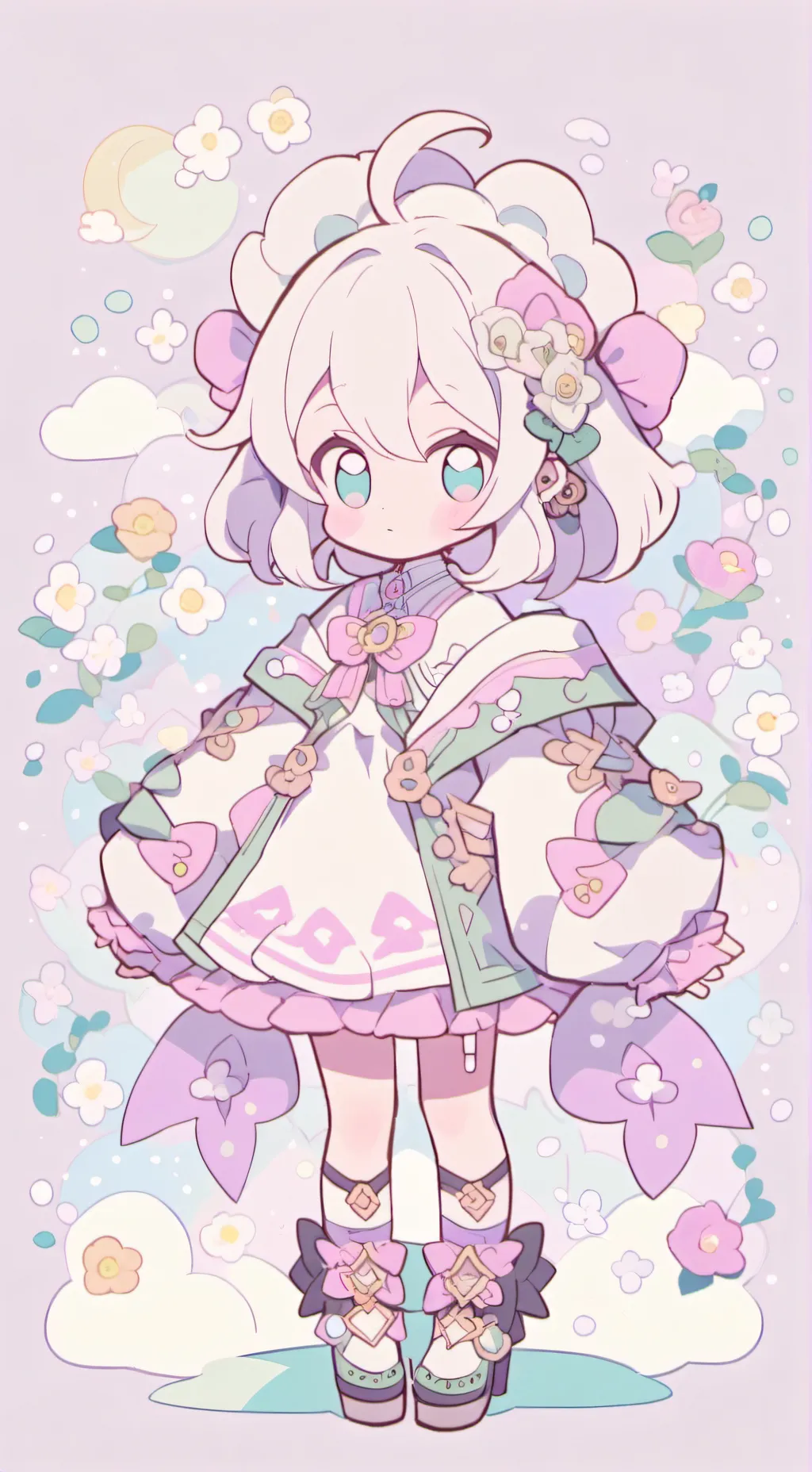 ai character: una chica xd background