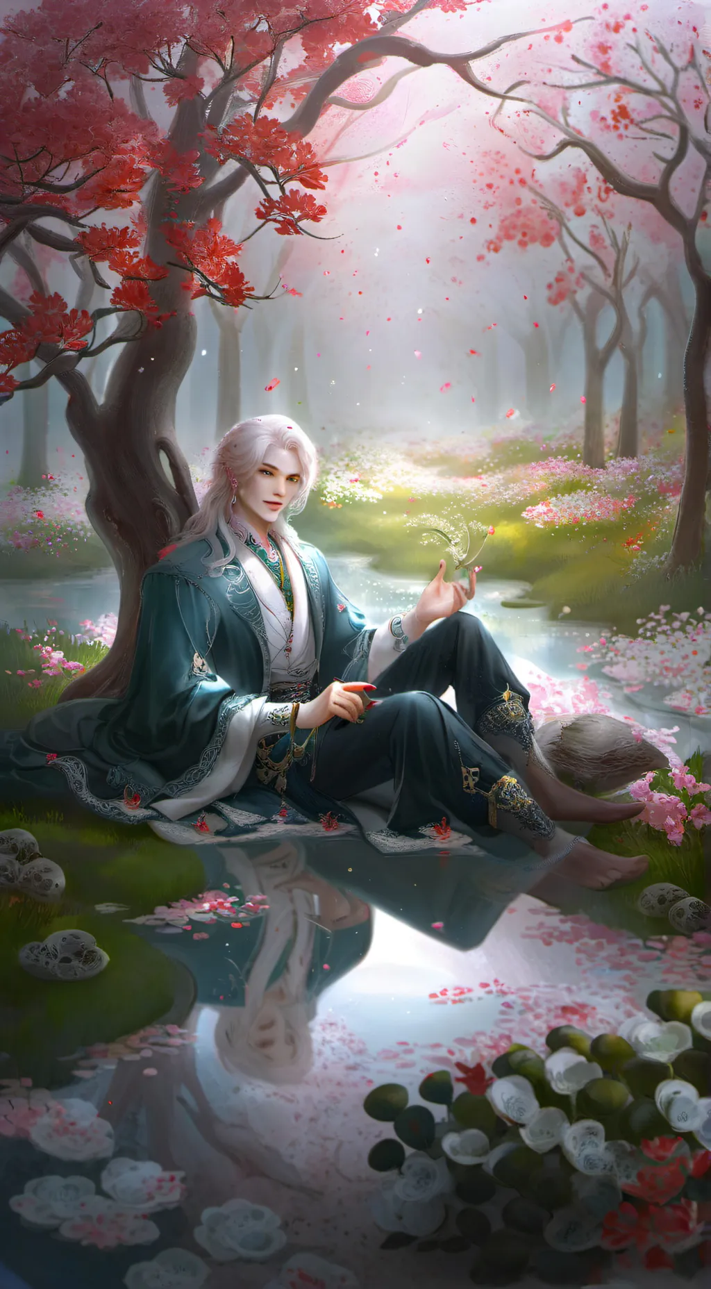 ai character: Theater sprunki background