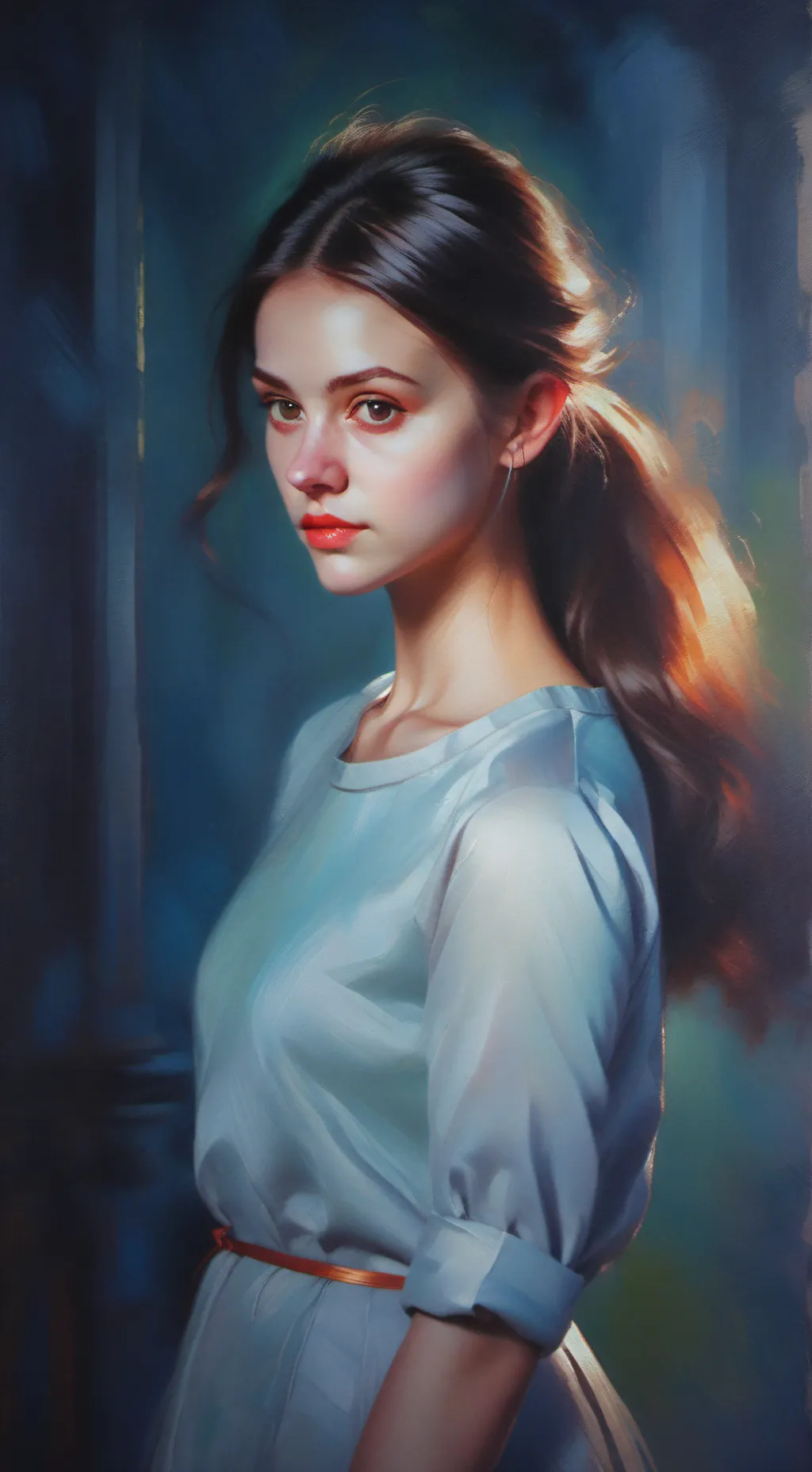 ai character: Why aren't you at  background