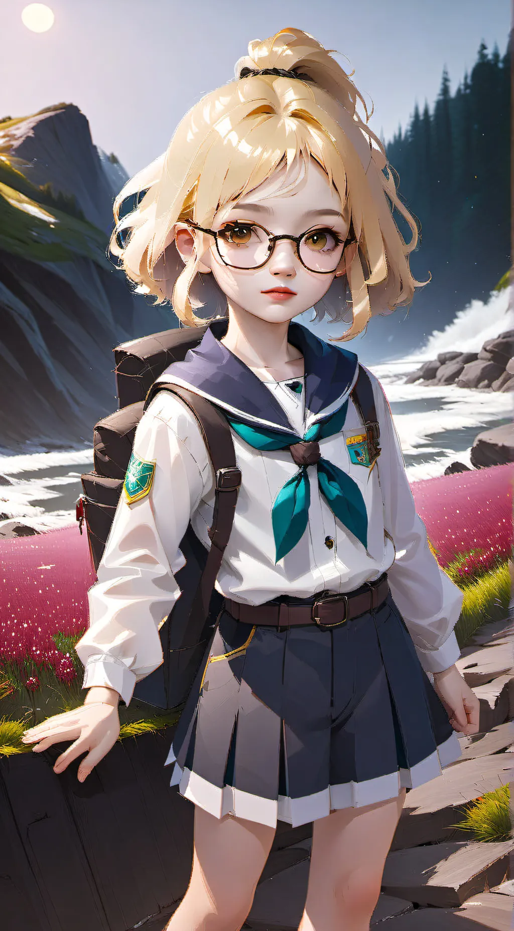 ai character: Lily background