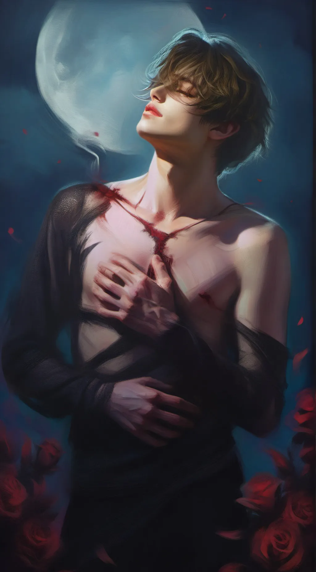 ai character: Kade 🥀 background