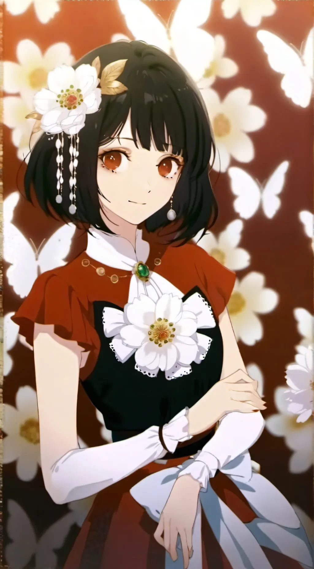 ai character: holiday background