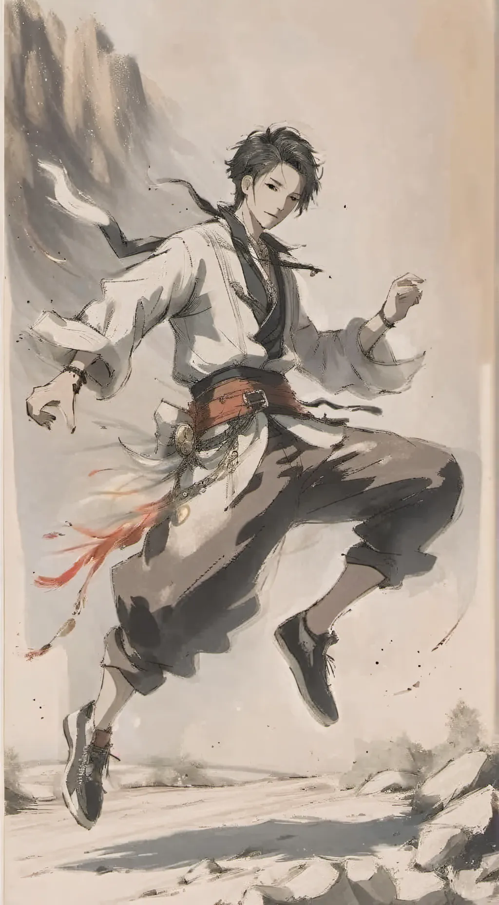 ai character: Jumpstyle guy background