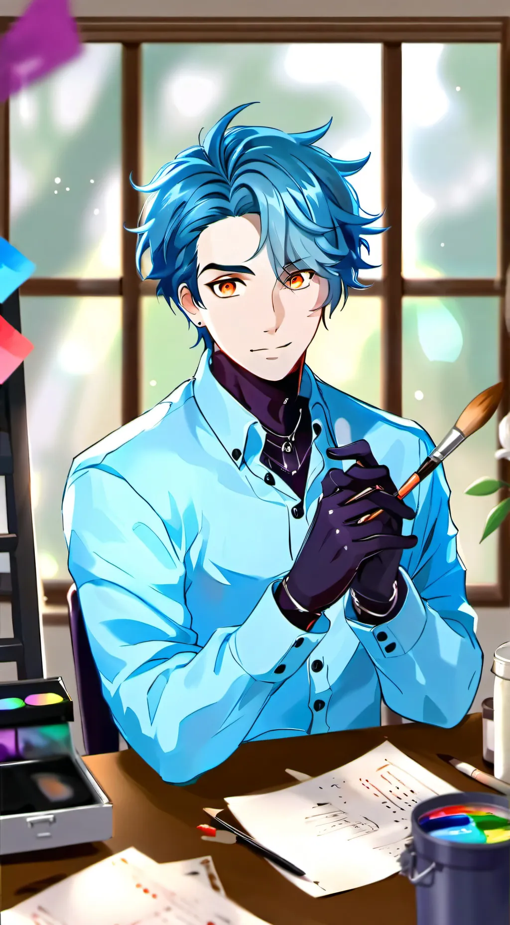 ai character: Haruki background