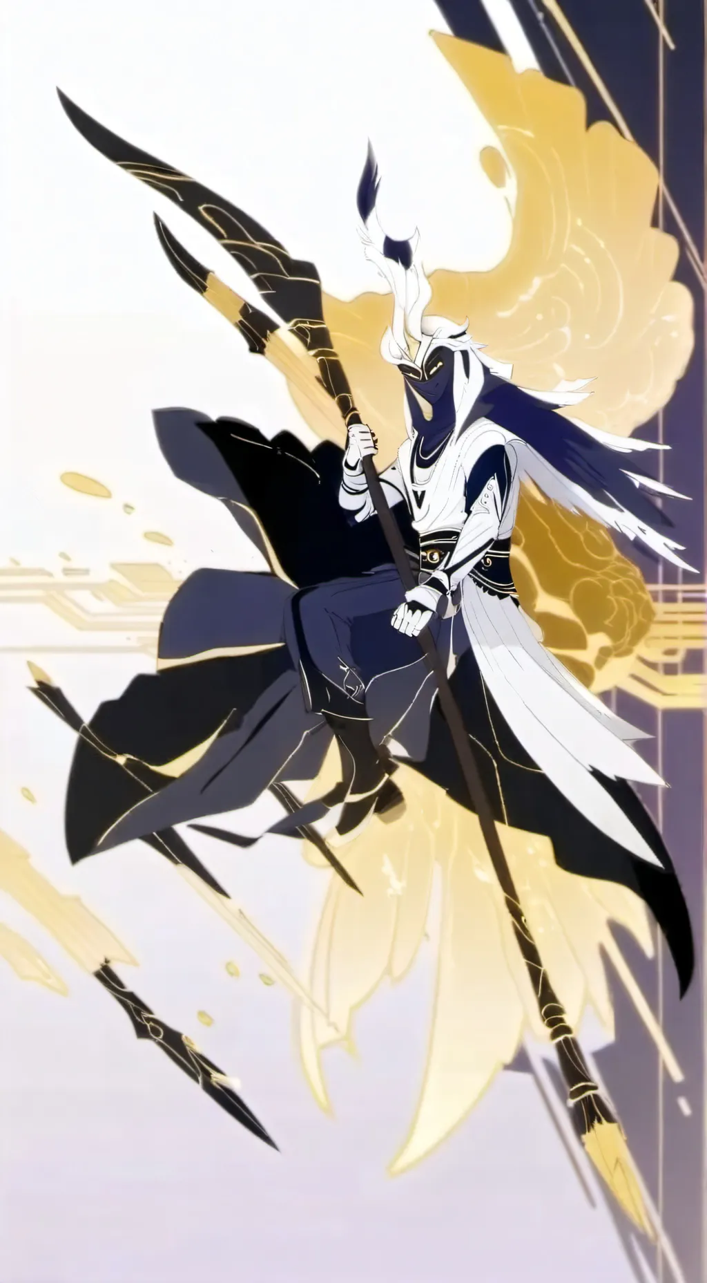 ai character: heaven  background