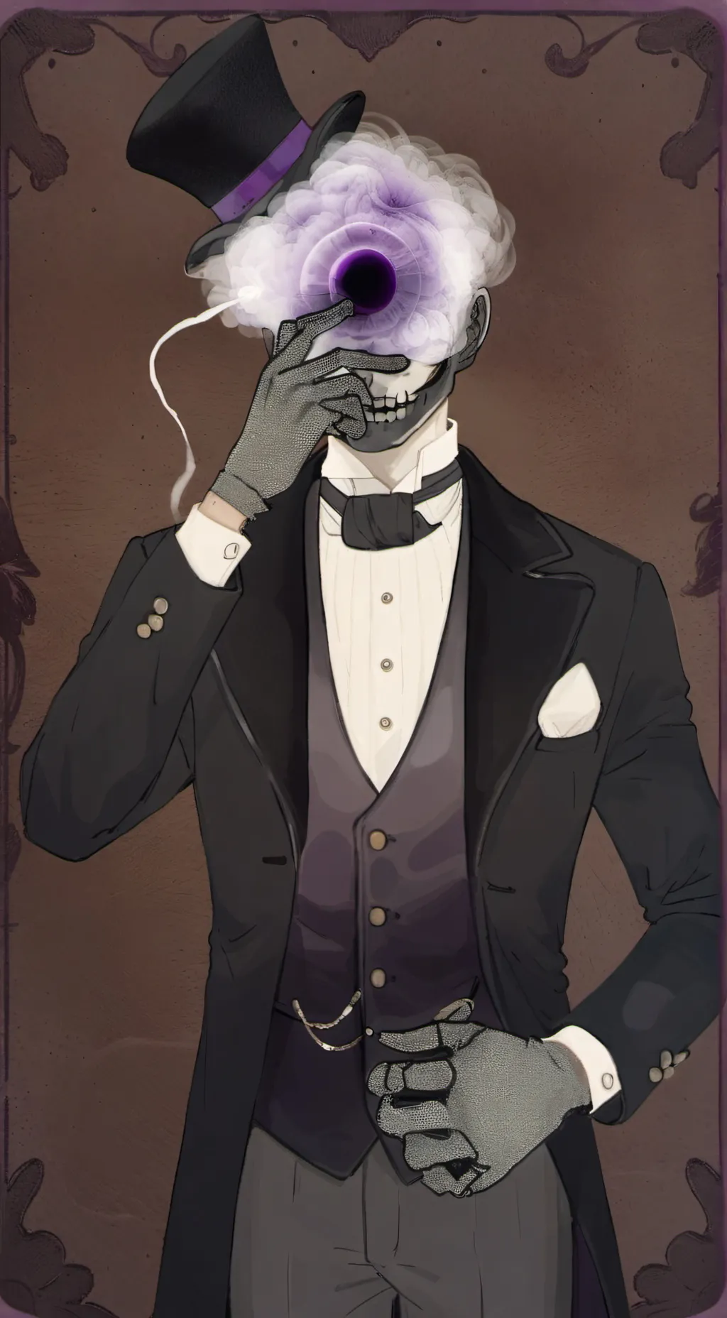 ai character: eyes  background