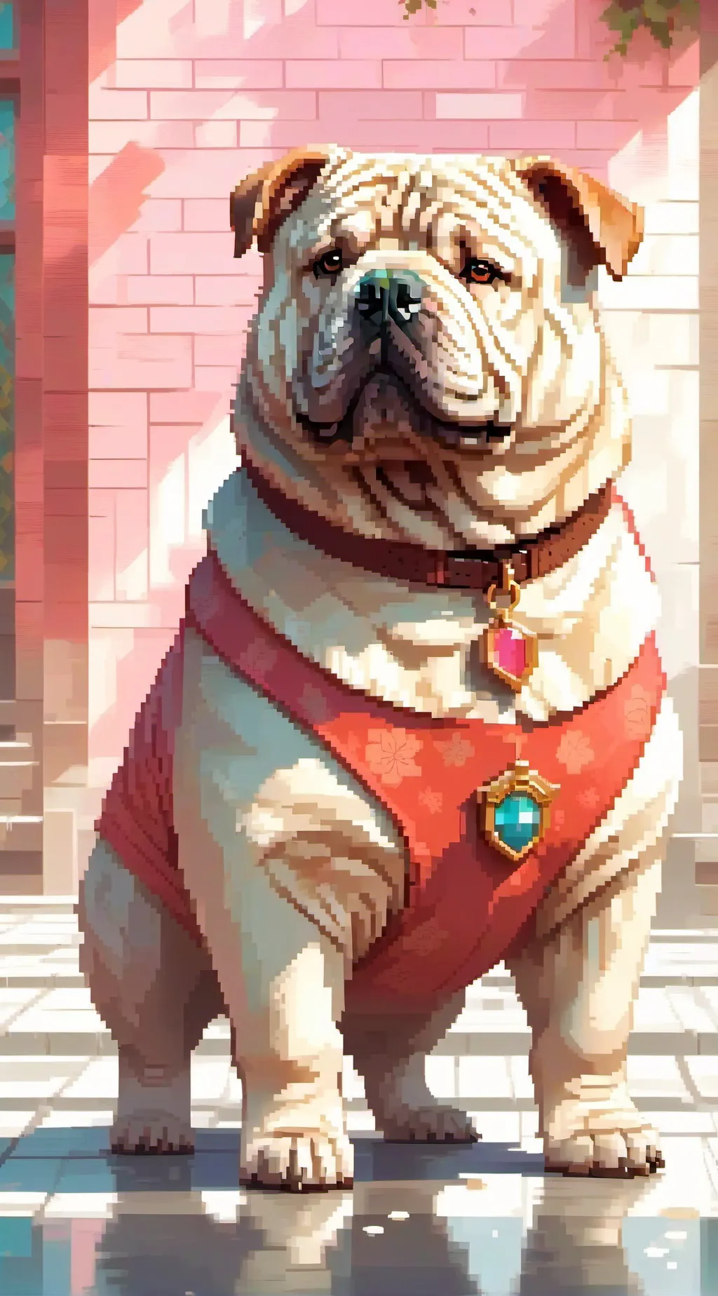 ai character: bella parrilla  background