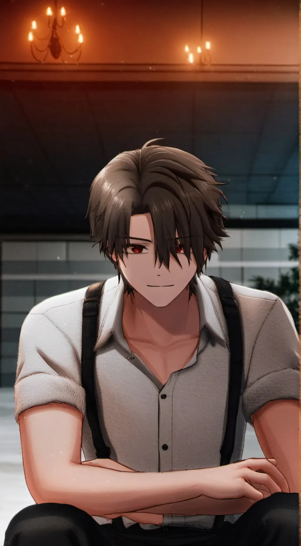 ai character: Miko  background