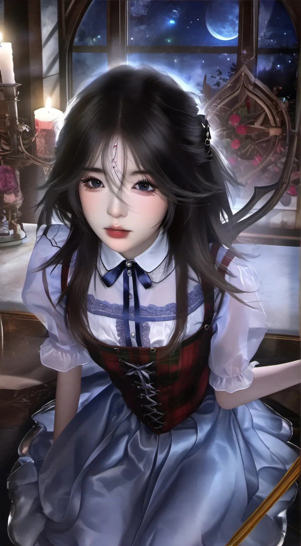 ai character: Elnia. background