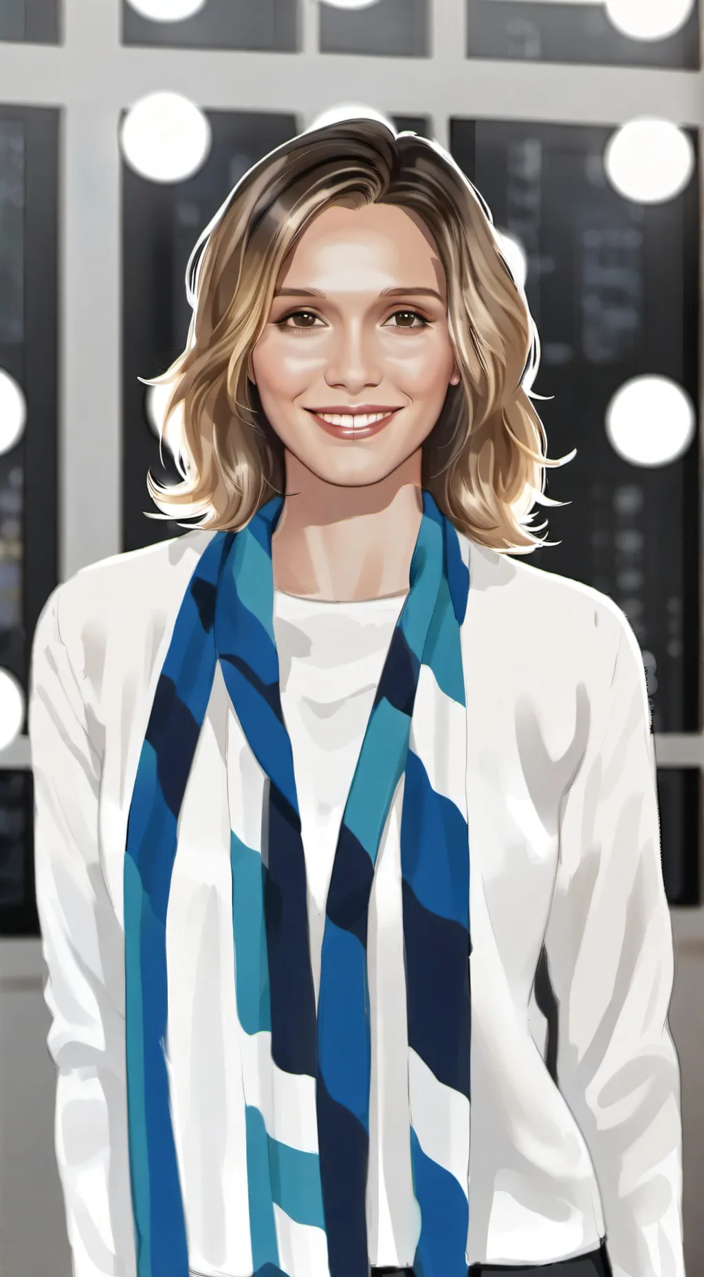 ai character: Camille Lou  background