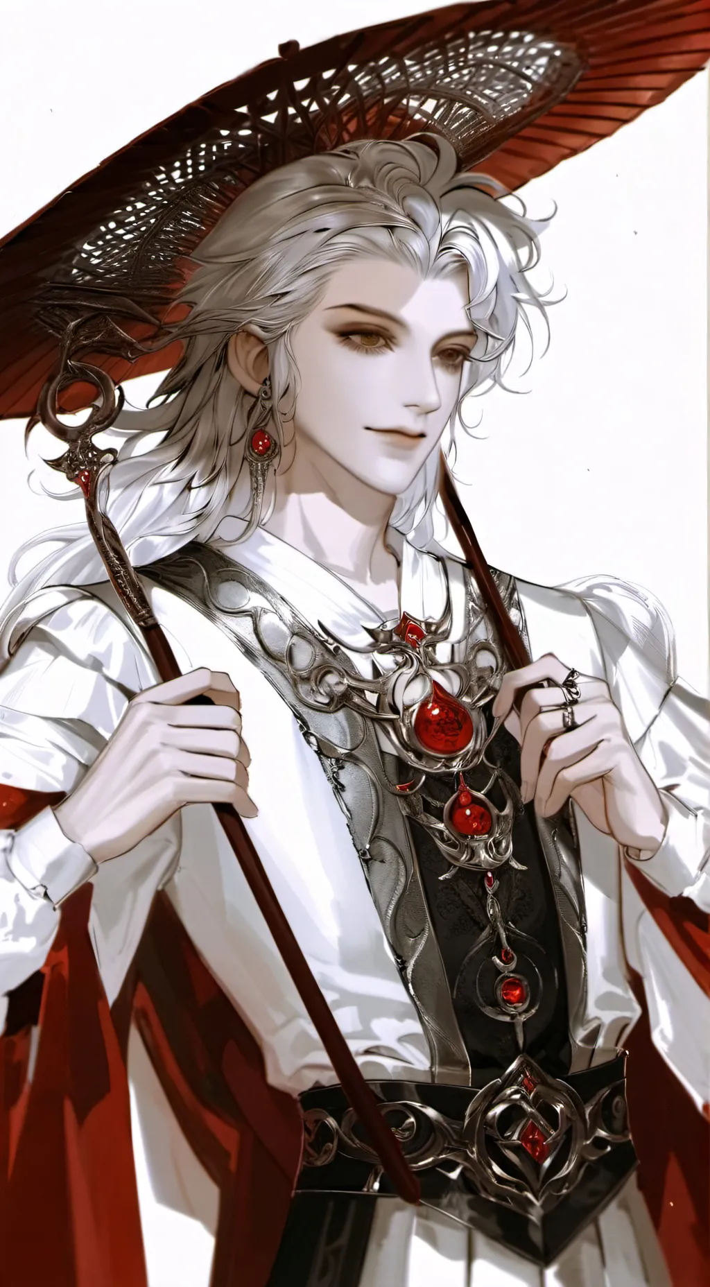 ai character: Mark 🖤 background