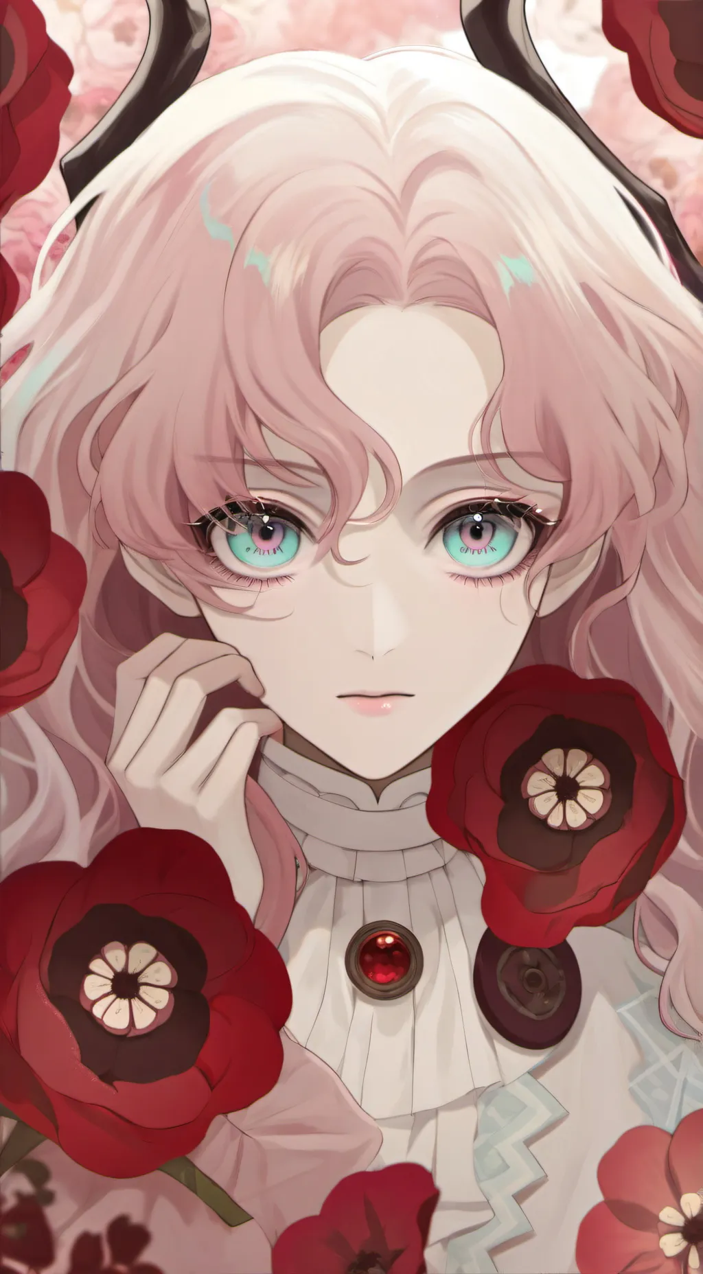 ai character: KNY x sonic background