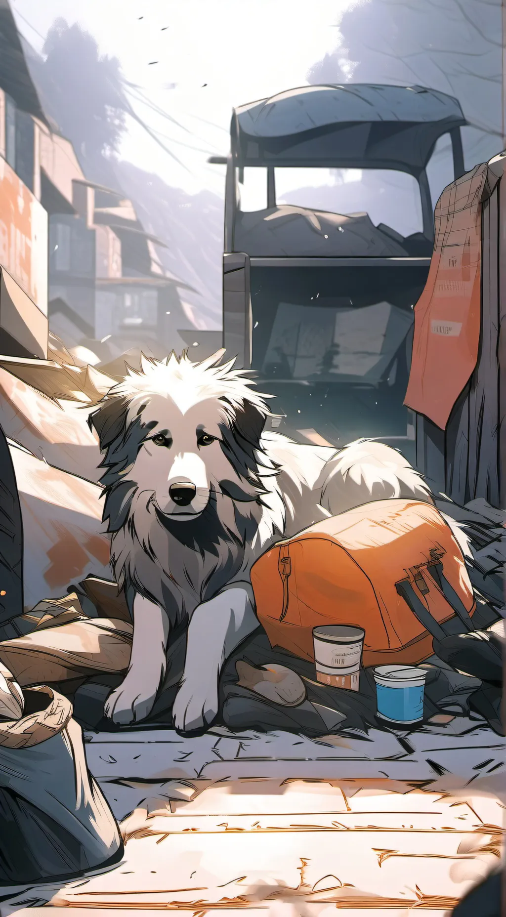 ai character: pup background