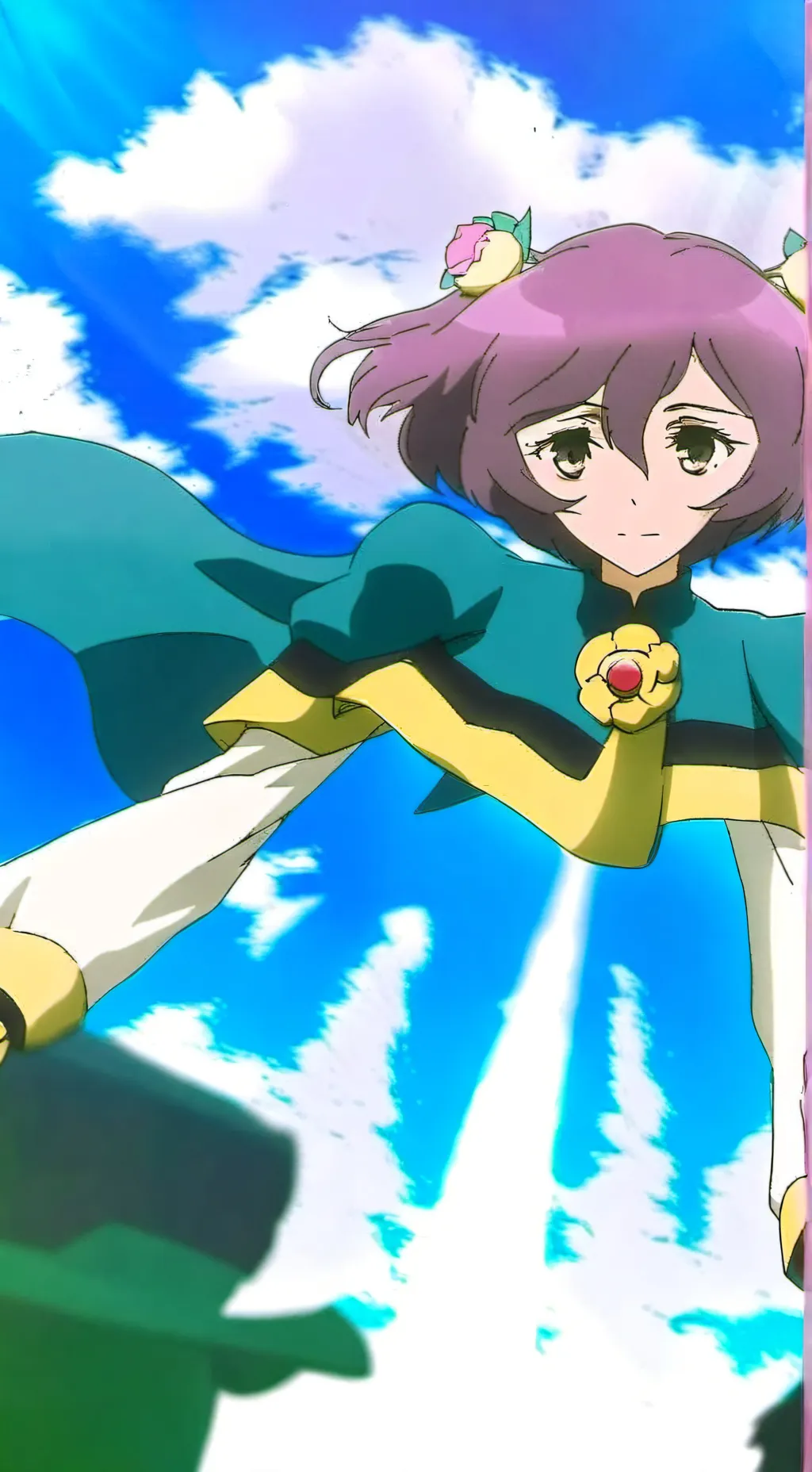 ai character: Niña fantasma  background