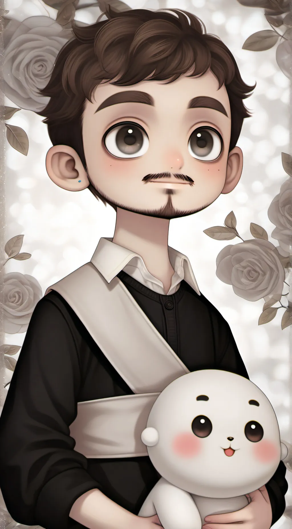 ai character: Sussy Baku  background