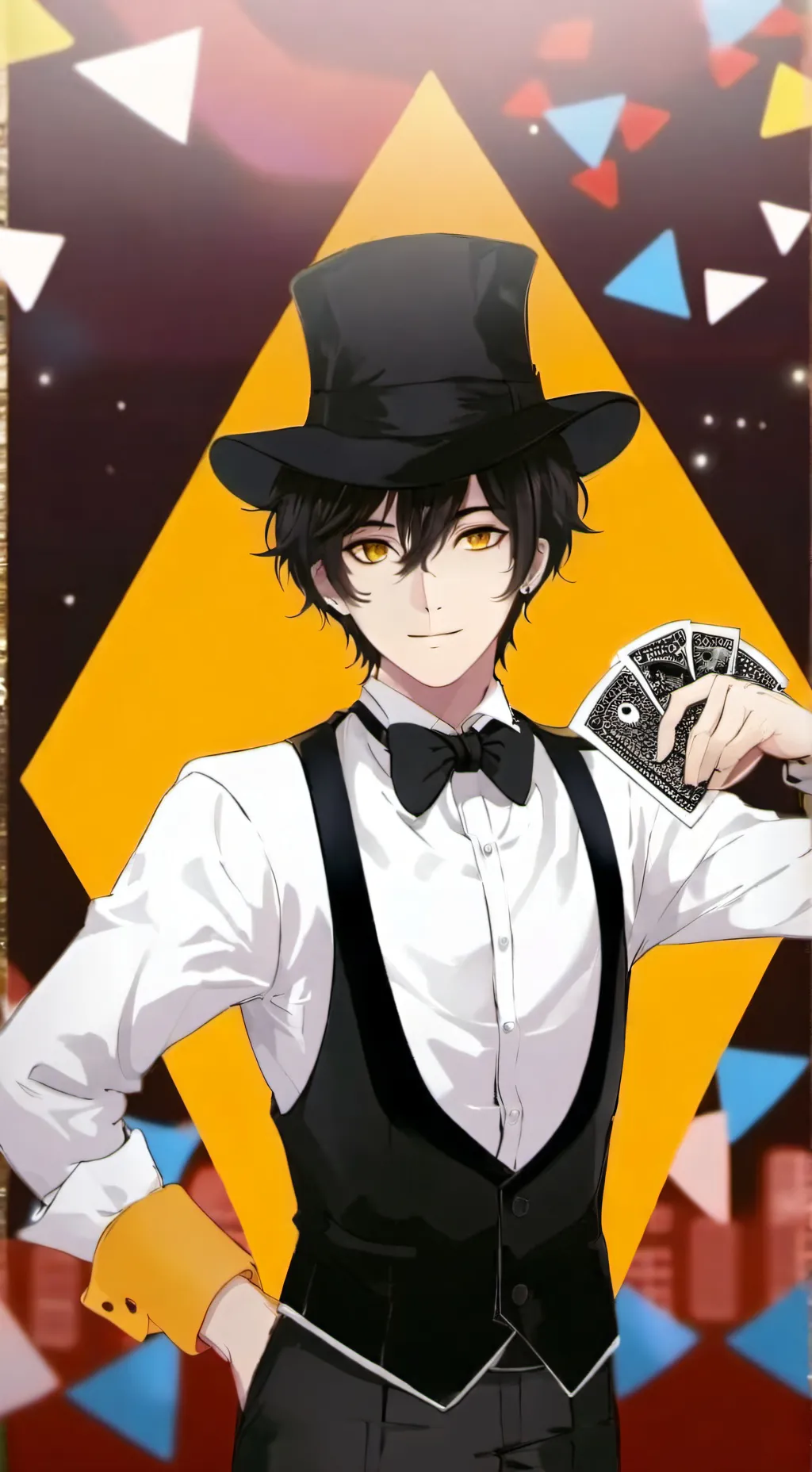 ai character: Bill Cipher (Human background