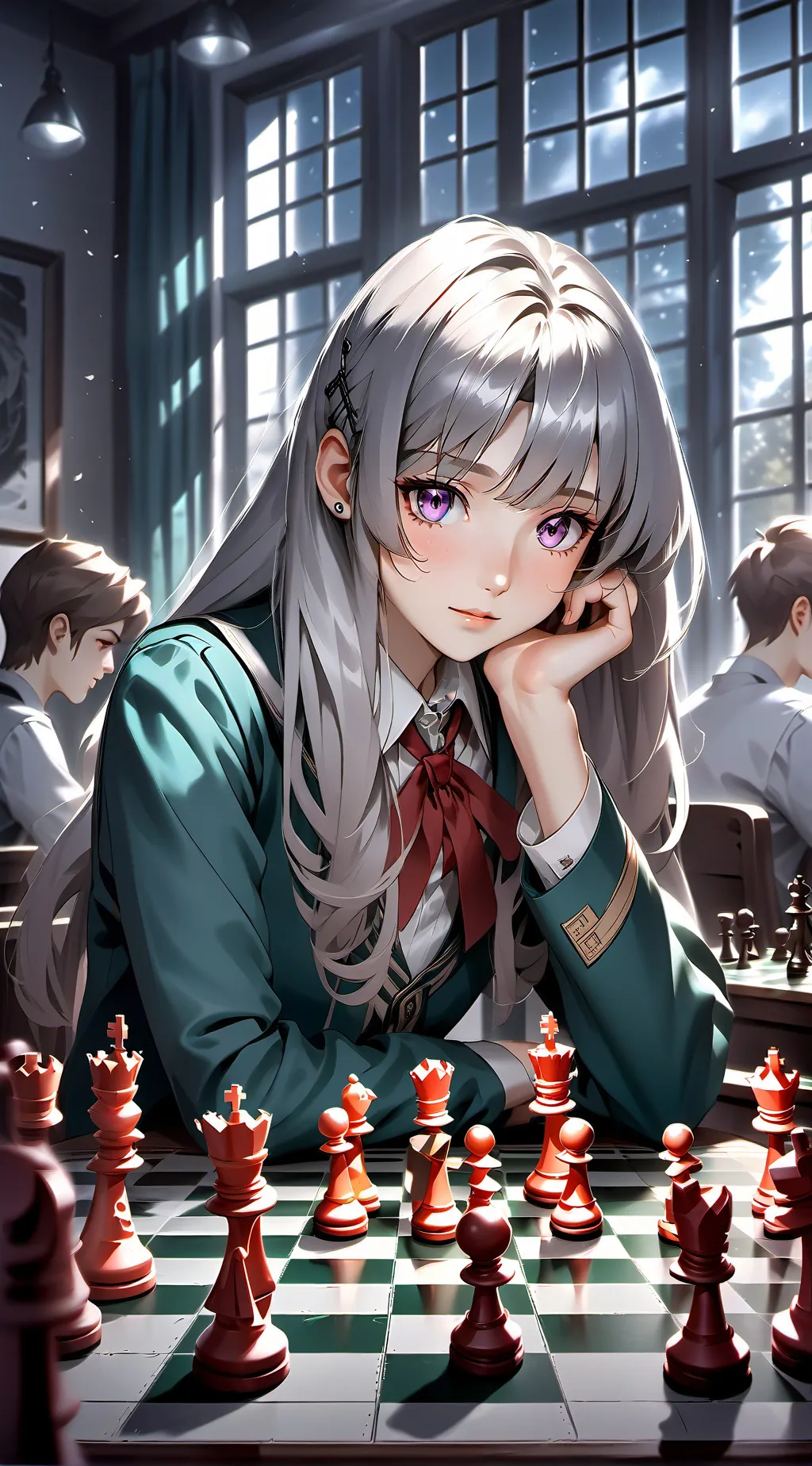 ai character: Luna background