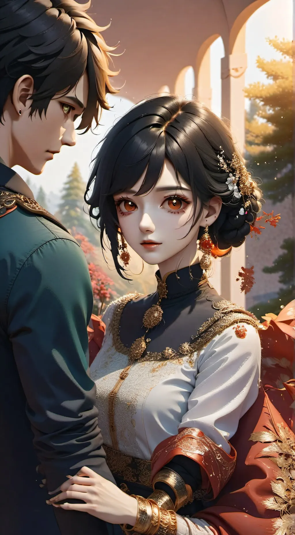 ai character: Джилл/ Лия background