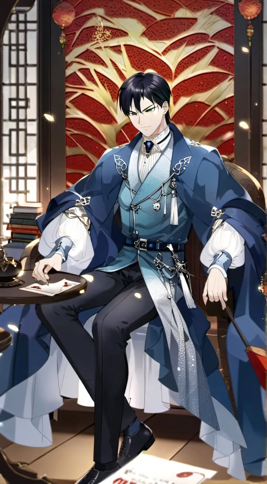 ai character:  principe Edward  background