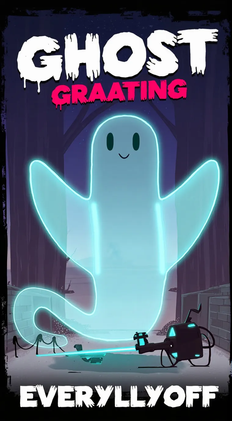 ai character: kind ghost background