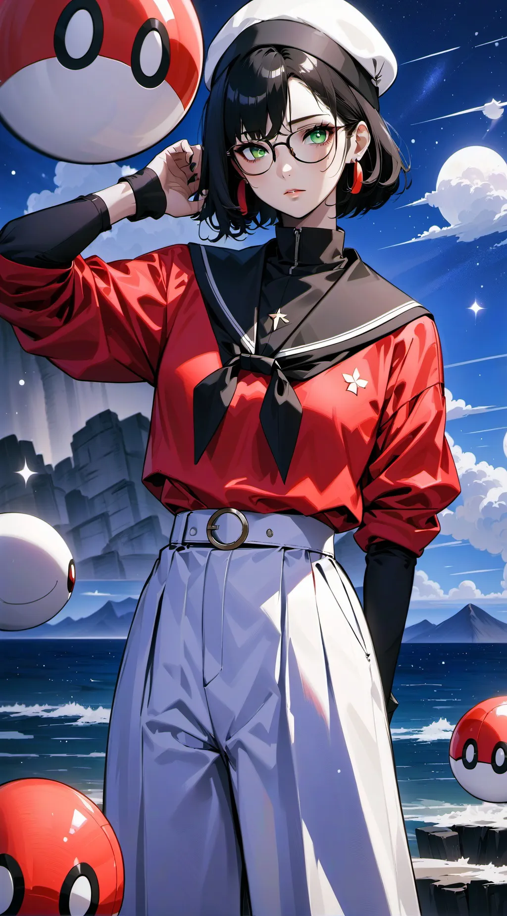 ai character: Cookie sleepover background