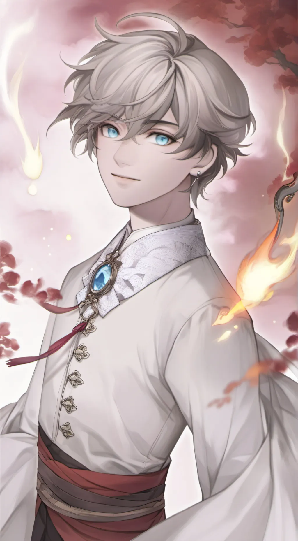 ai character: Fireboy (reed) background