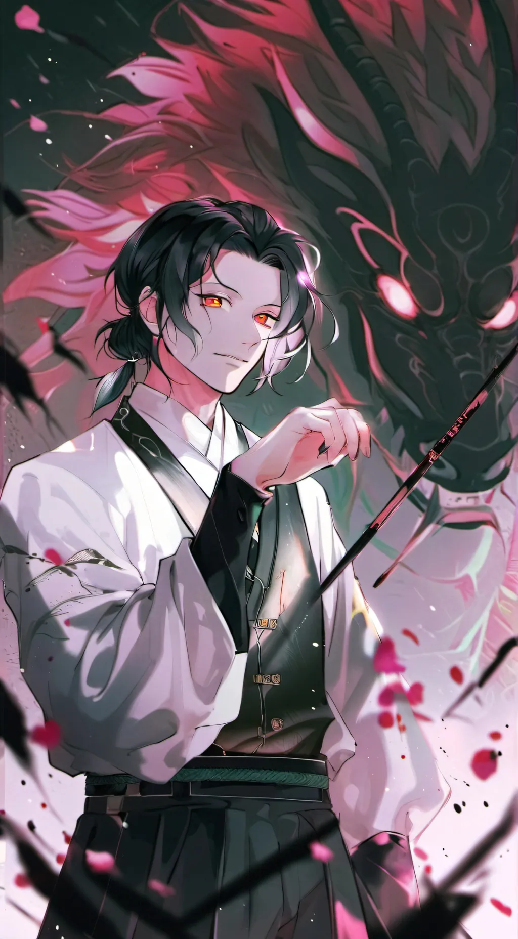 ai character: Muzan kibutsuji background