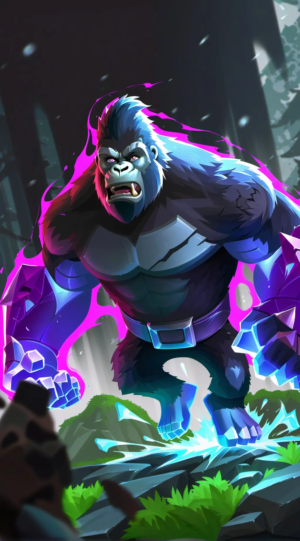 ai character: Plushvr background