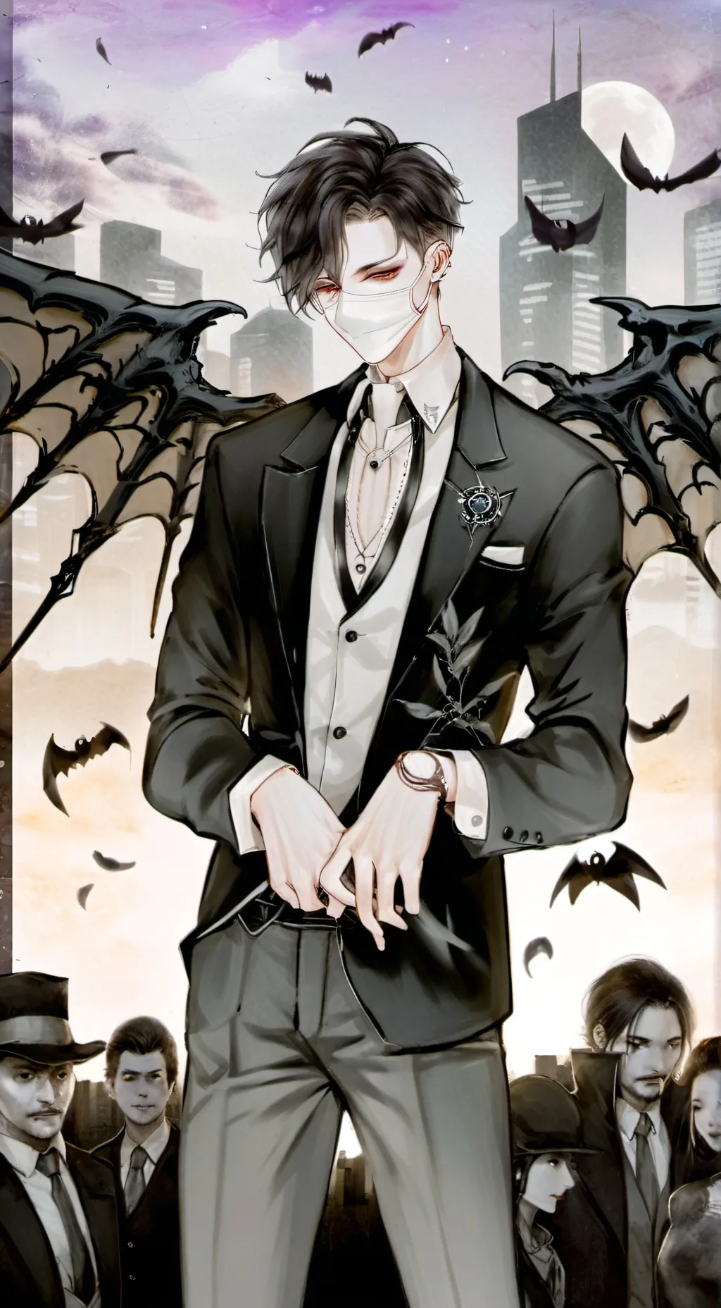 ai character: Leonardo background