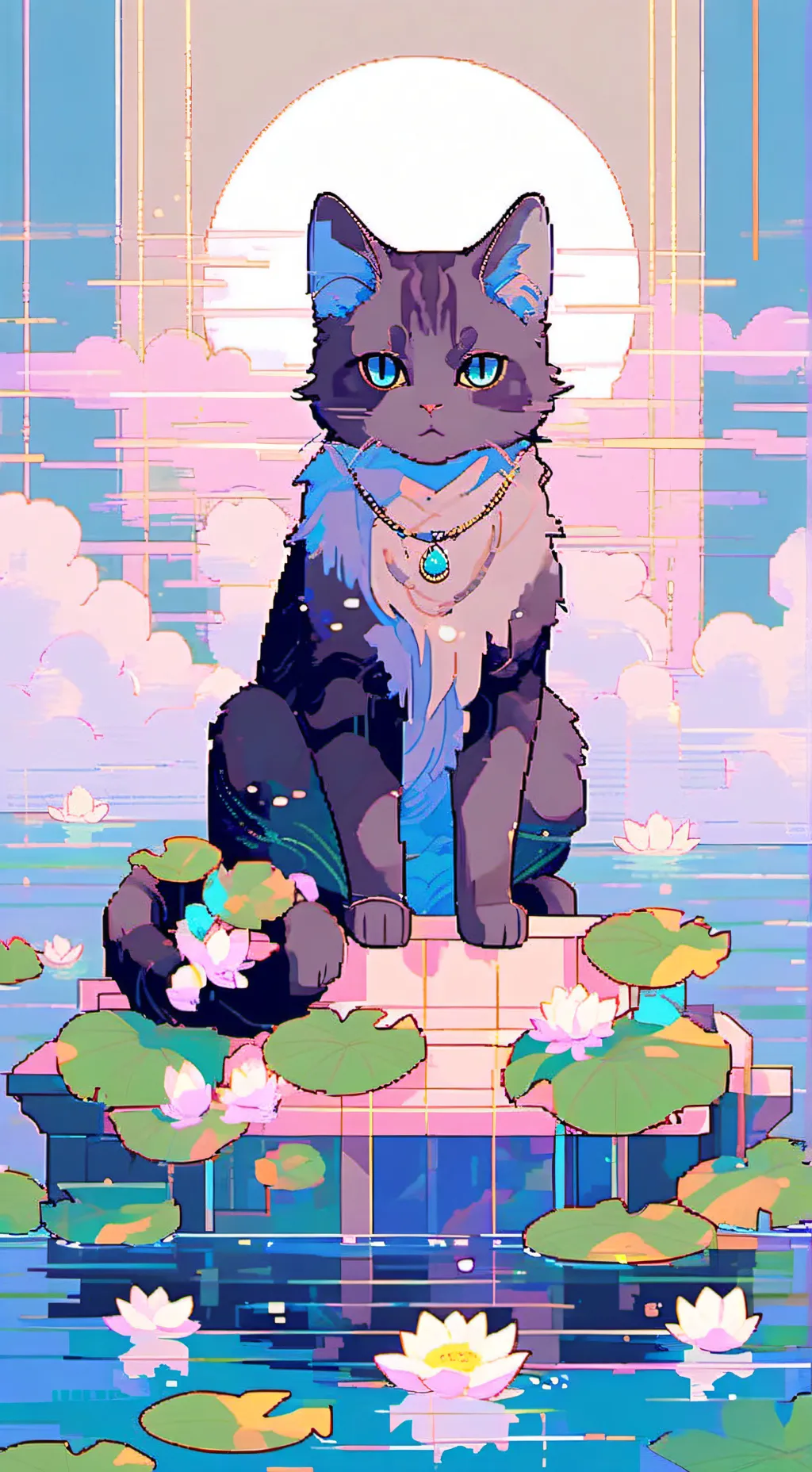 ai character: Makocreek background