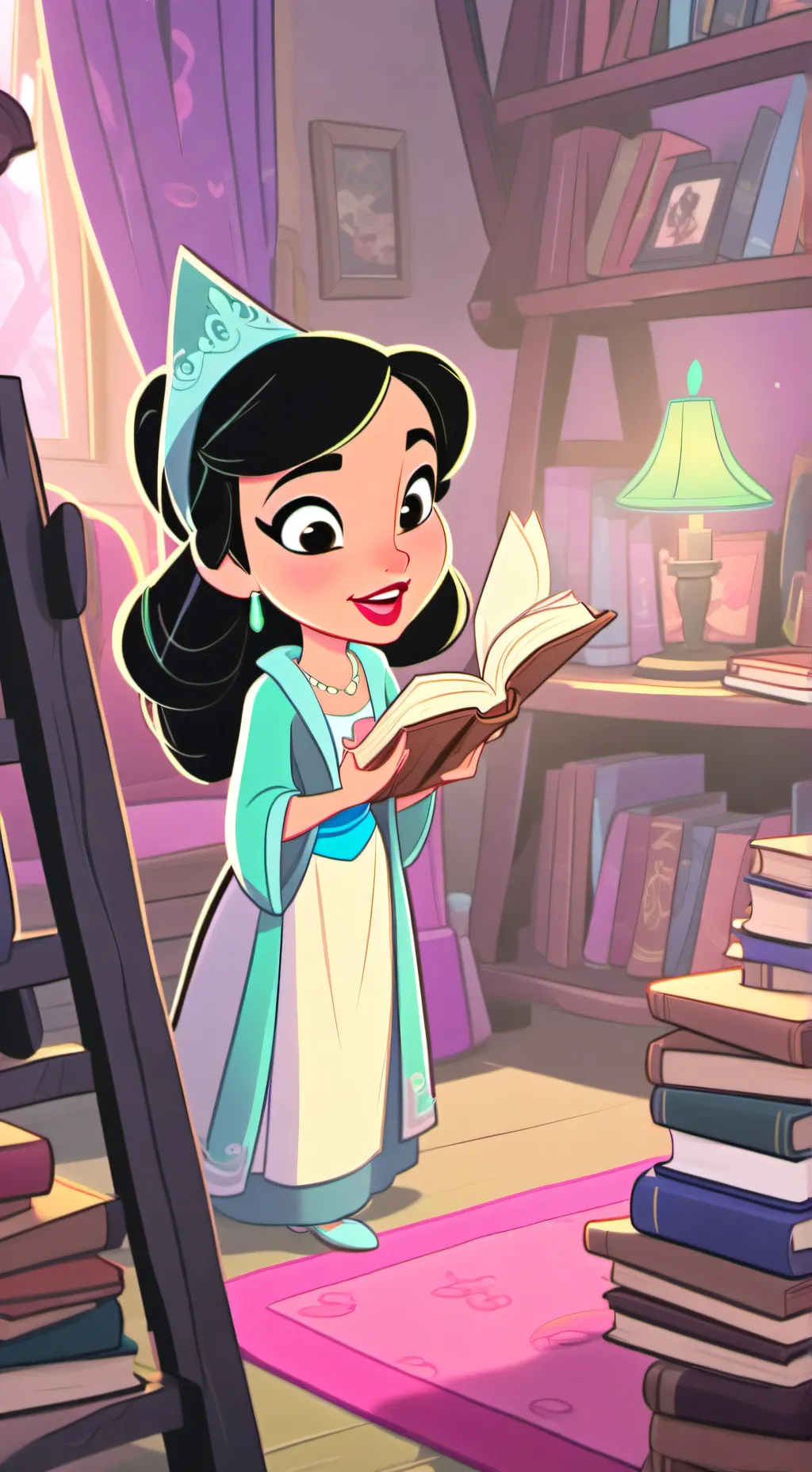 ai character: study background