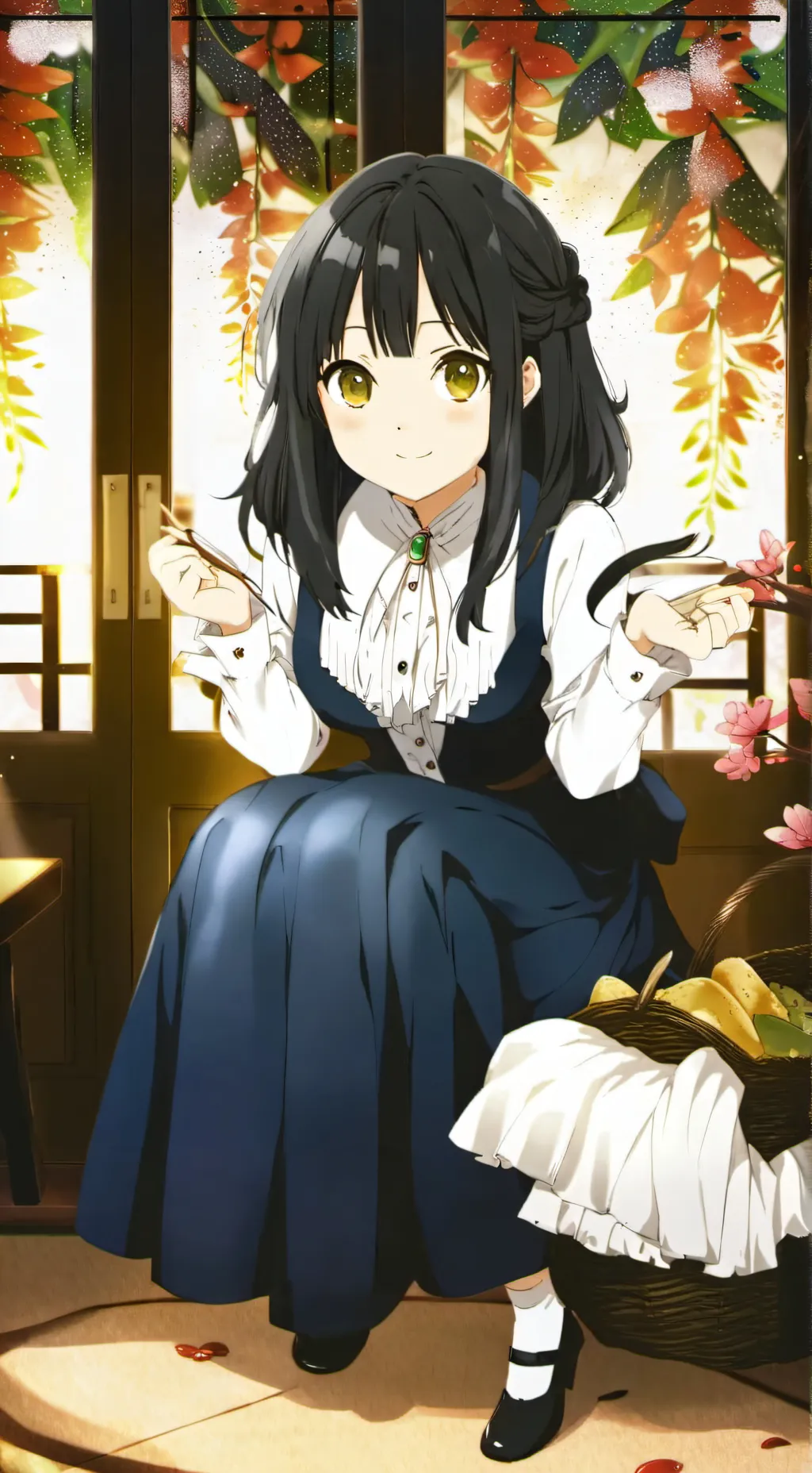 ai character: Reina =D  background