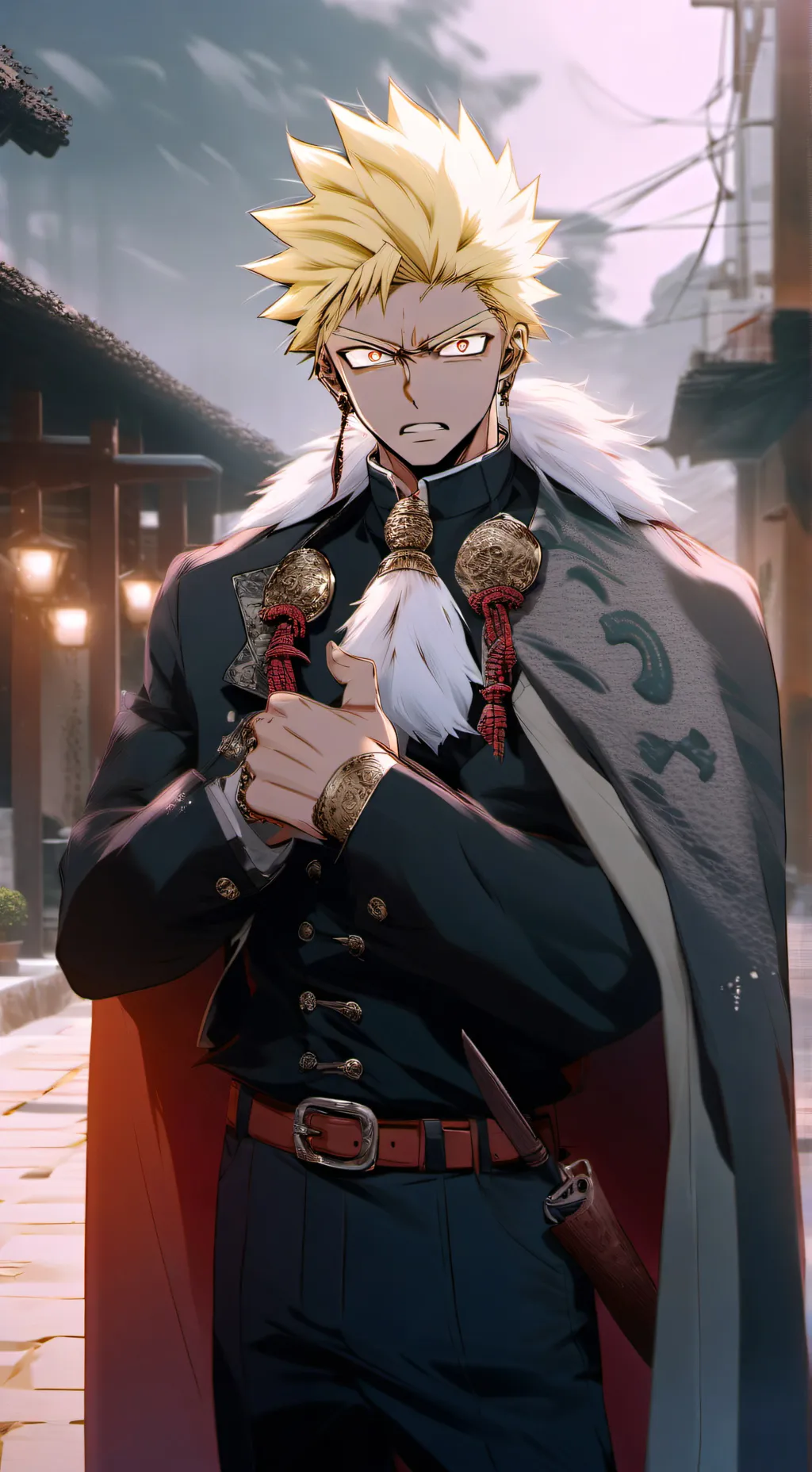 ai character: bakugo background