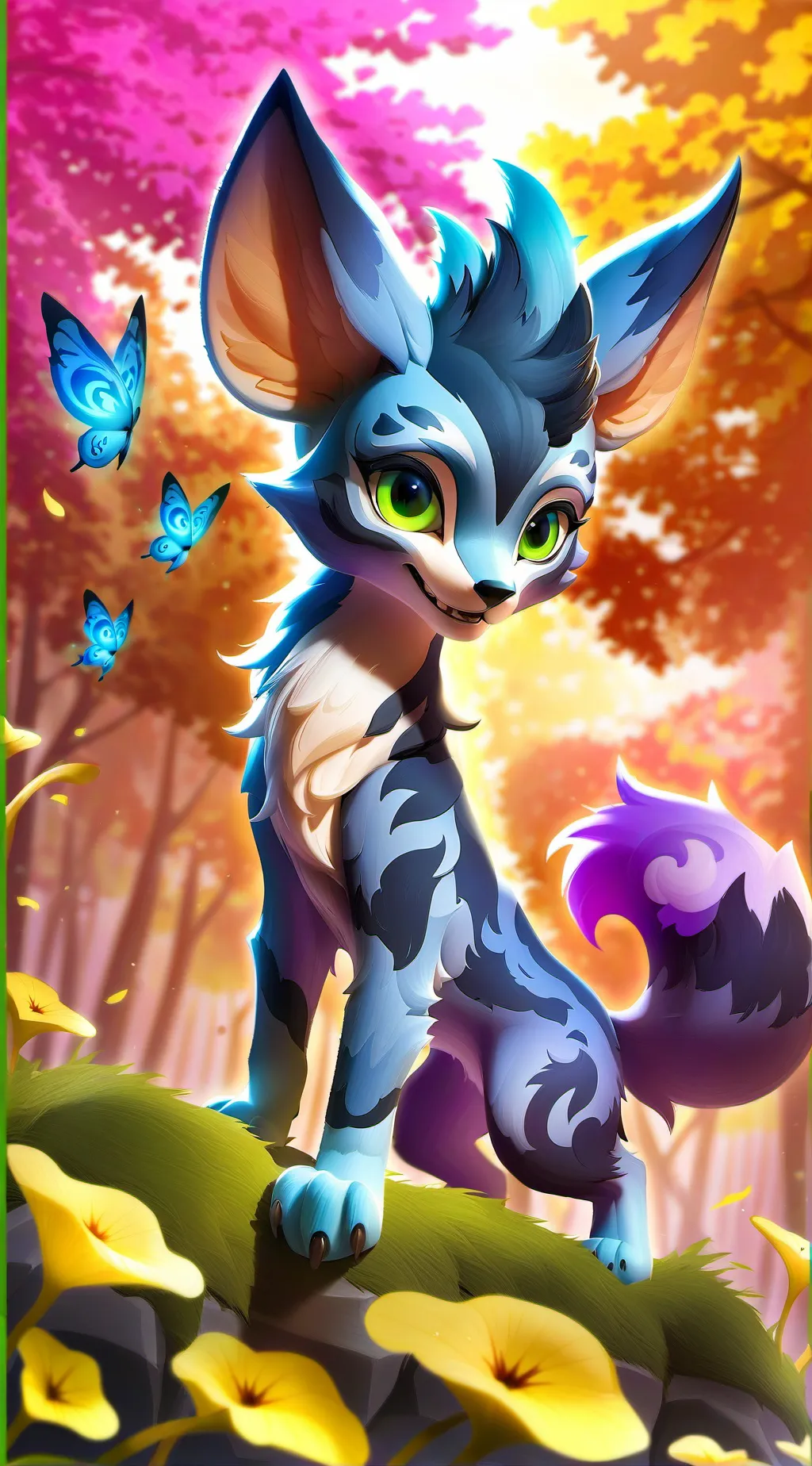 ai character: COD (school figth) background