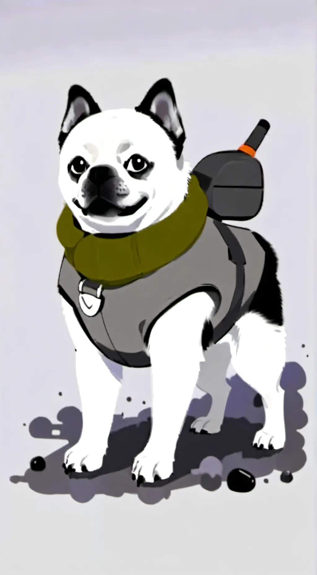 ai character: pebble DW background